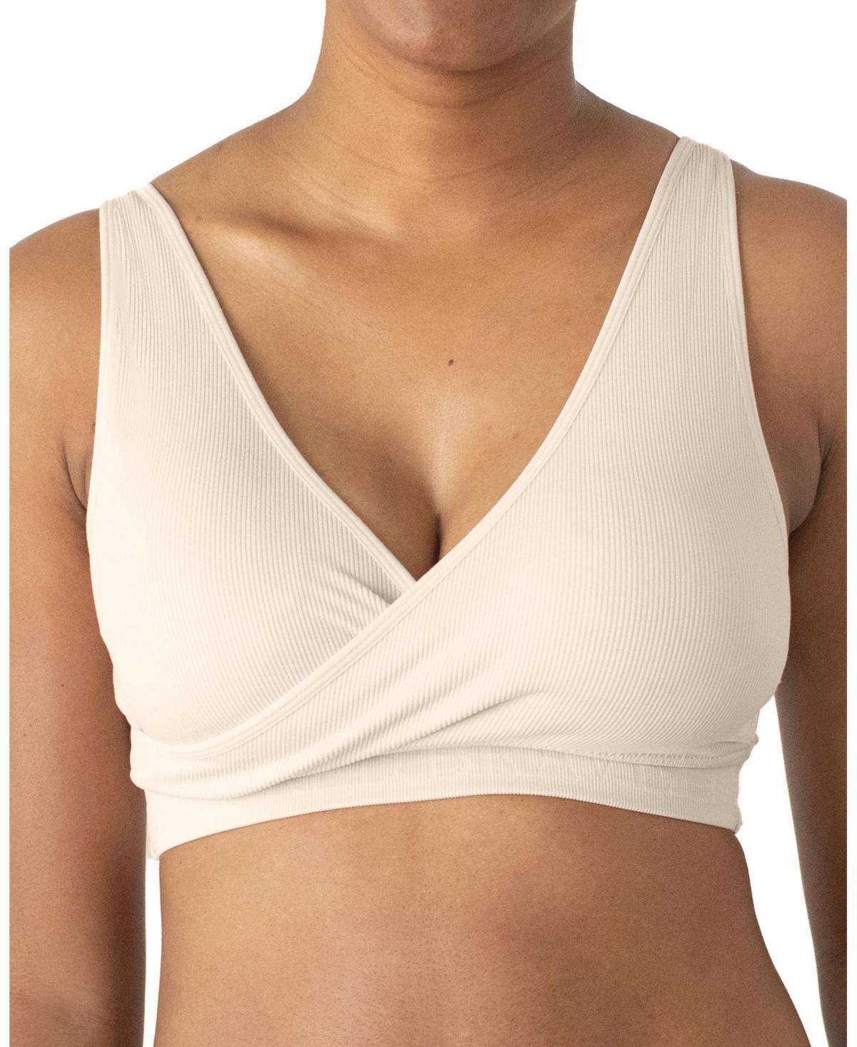 Kindred Bravely Womens Sublime Nursing Adjustable Crossover Bra - Pink 1X-Busty Product Image