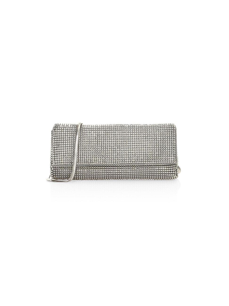 Womens Pyramid Mesh Clutch Product Image