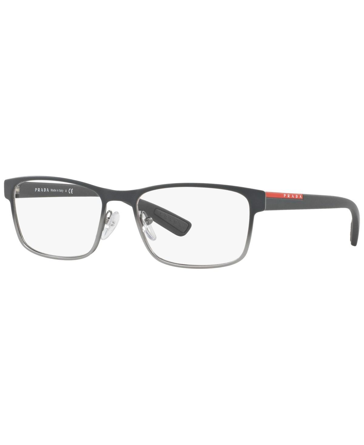 PRADA Ps 50gv Men's Rectangle Eyeglasses In Blue Gradi Product Image