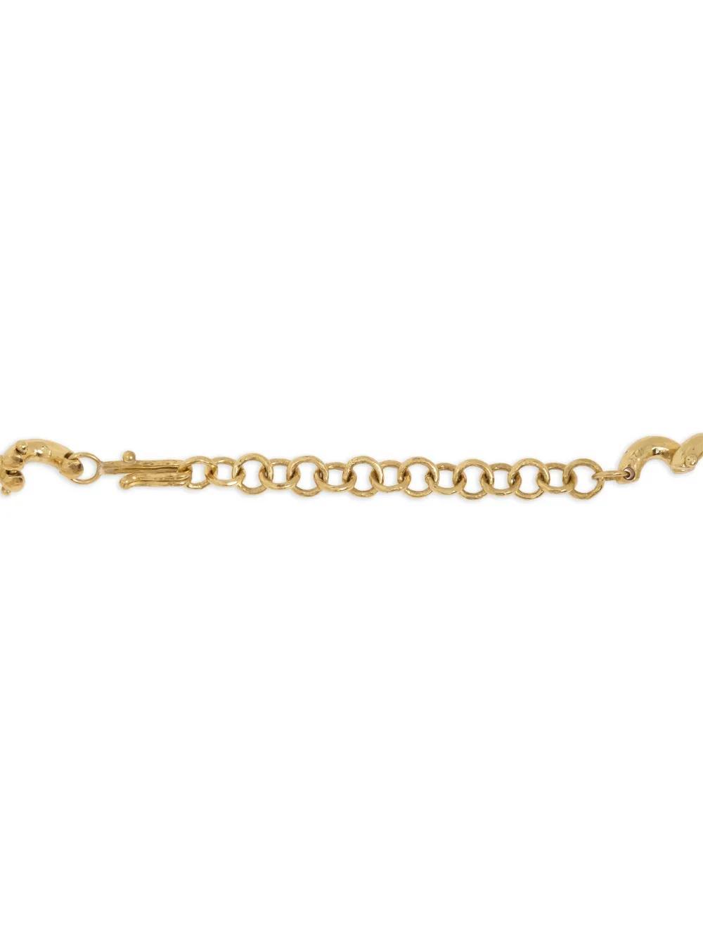 ULLA JOHNSON Wave Brass Necklace In Gold Product Image