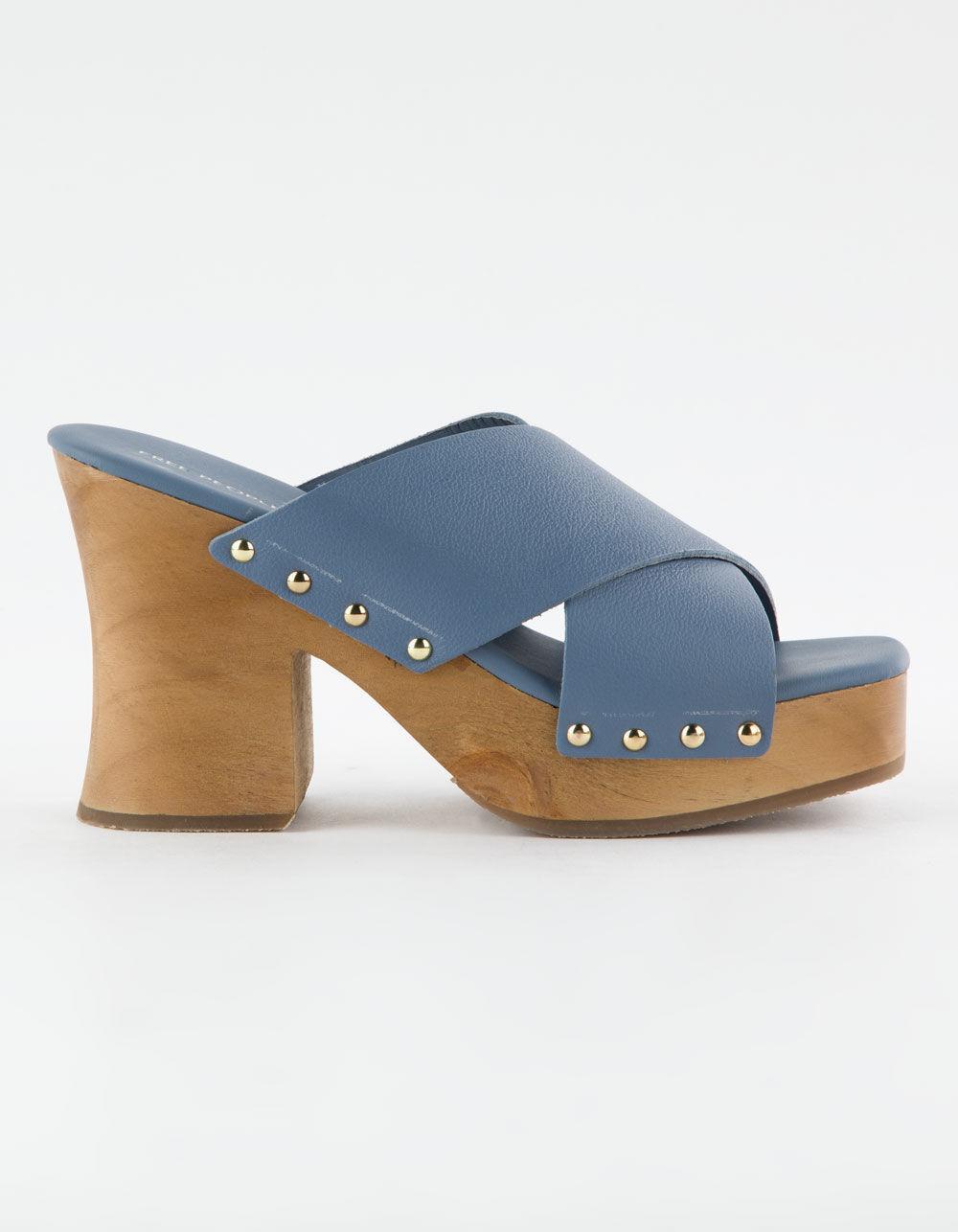 FREE PEOPLE Mallory Criss Cross Womens Platform Clogs Product Image