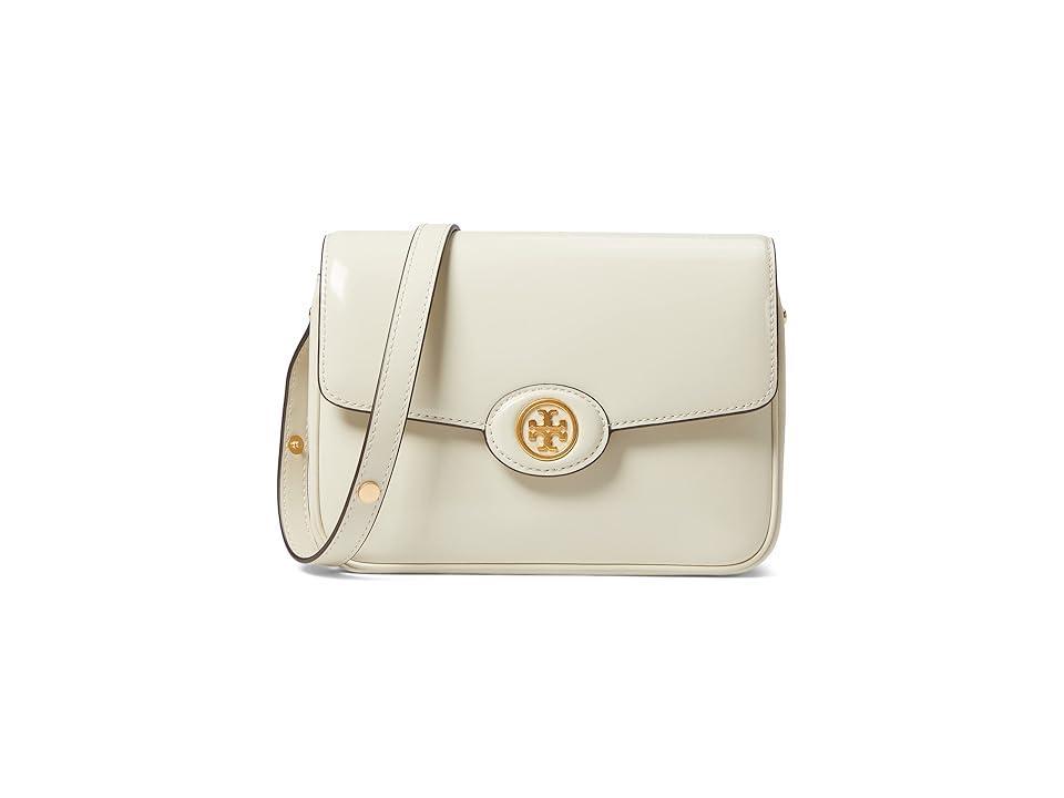 Tory Burch Robinson Spazzolato Convertible Shoulder Bag Dark Sienna One Size Product Image