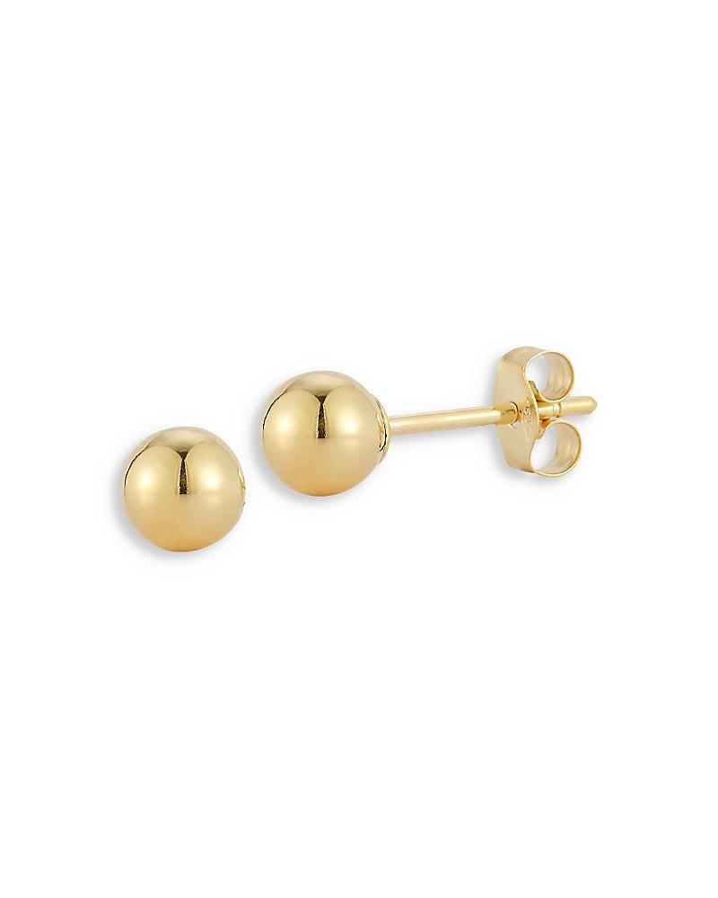 Moon & Meadow 14K Yellow Gold 5mm Ball Stud Earrings Product Image