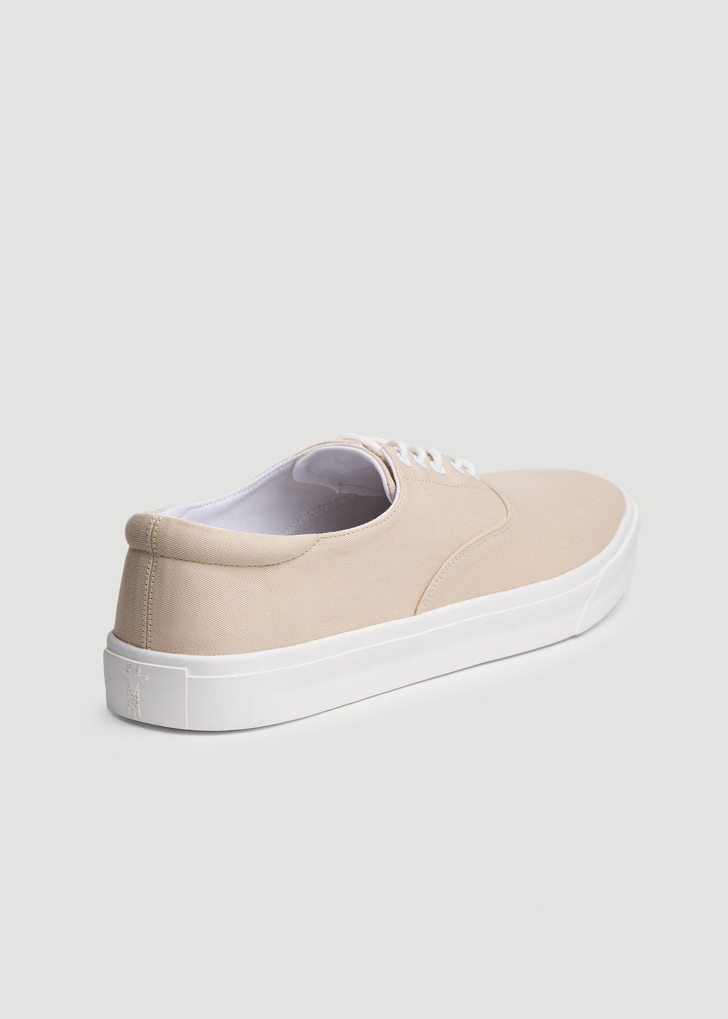 Canvas Sneaker for Tall Men in Taupe Product Image