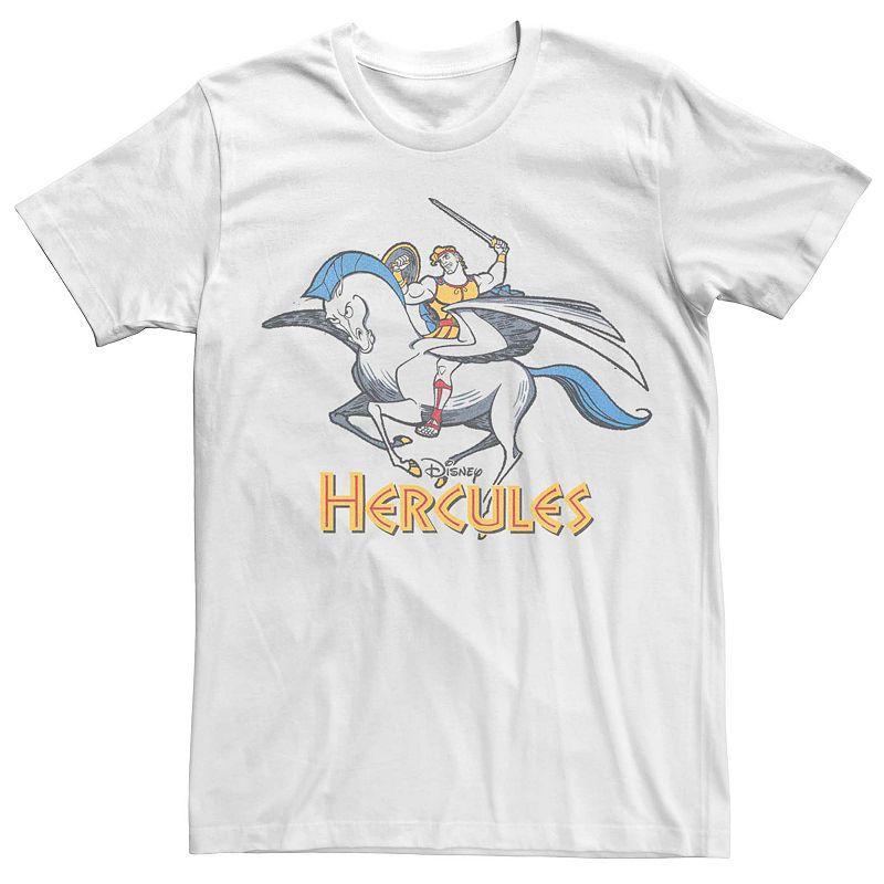 Disney's Hercules Pegasus Flight Men's Graphic Tee, Size: Large, White Product Image