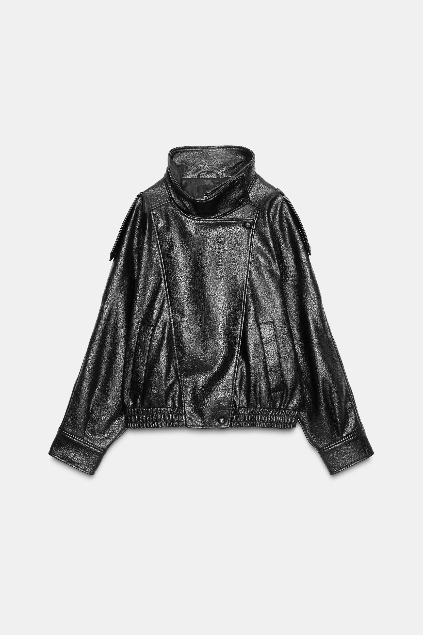 FAUX LEATHER JACKET Product Image