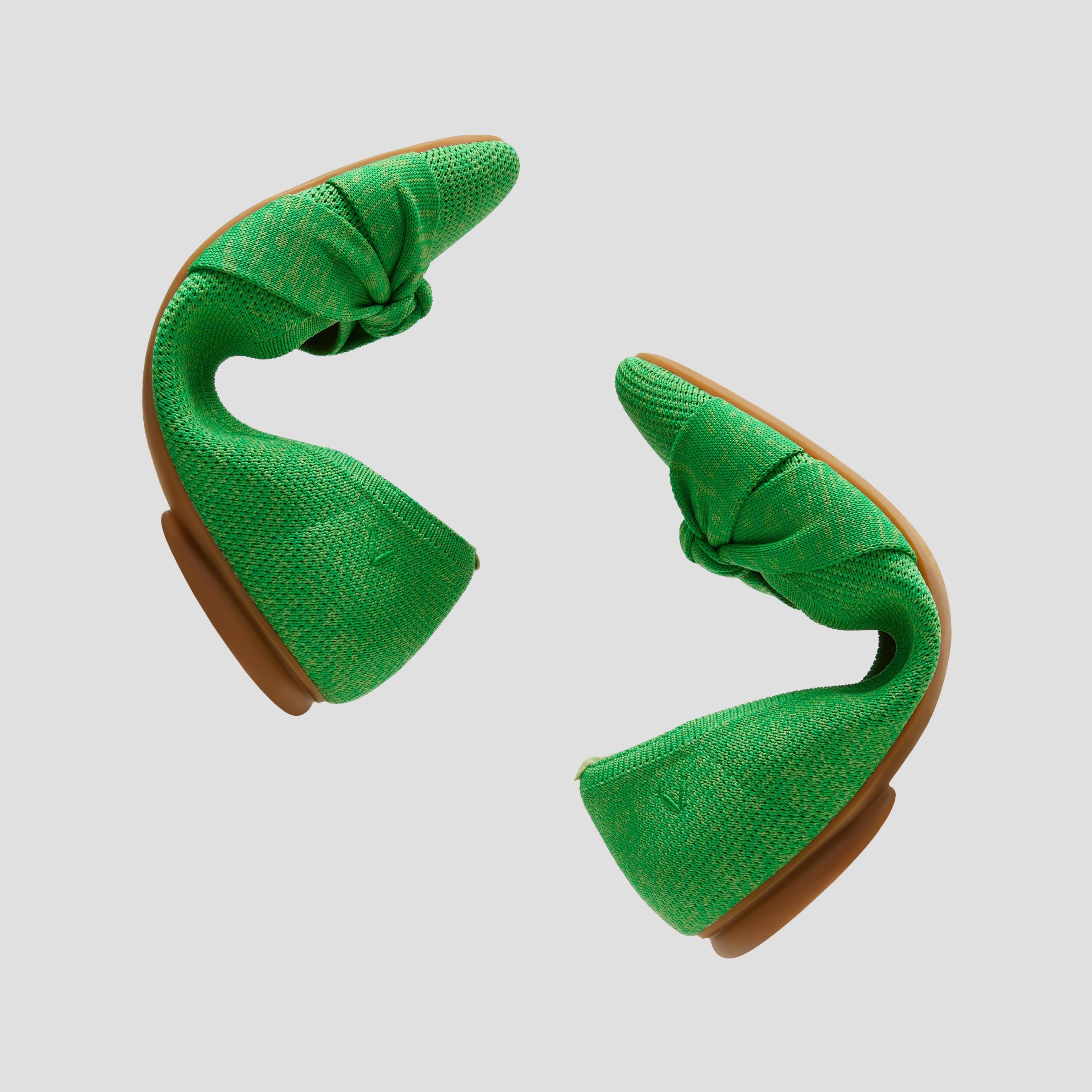 Almond-Toe Knotted Flats (Bibi) Product Image