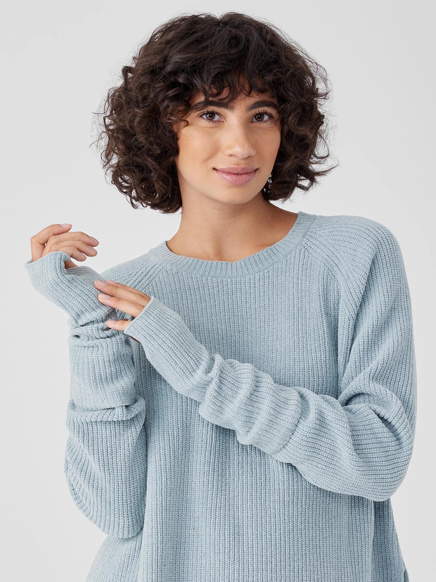 EILEEN FISHER Organic Cotton Chenille Glovelettesfemale Product Image