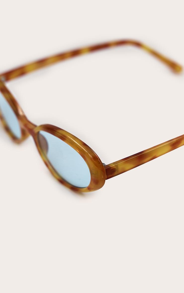 Tortoiseshell Round Sunglasses Product Image
