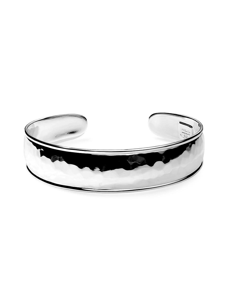 Womens Goddess Sterling Silver Thin Tapered Cuff Product Image