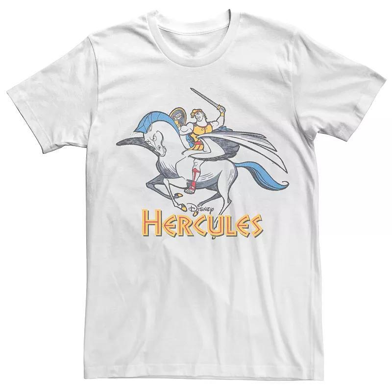 Disney's Hercules Pegasus Flight Men's Graphic Tee, Size: Large, White Product Image