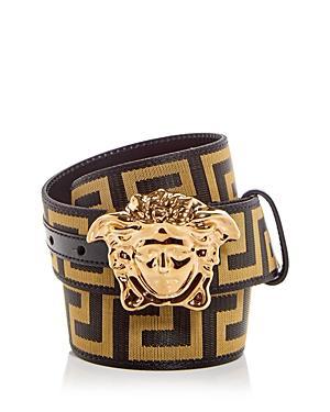 Versace Mens Medusa Buckle Woven Belt Product Image