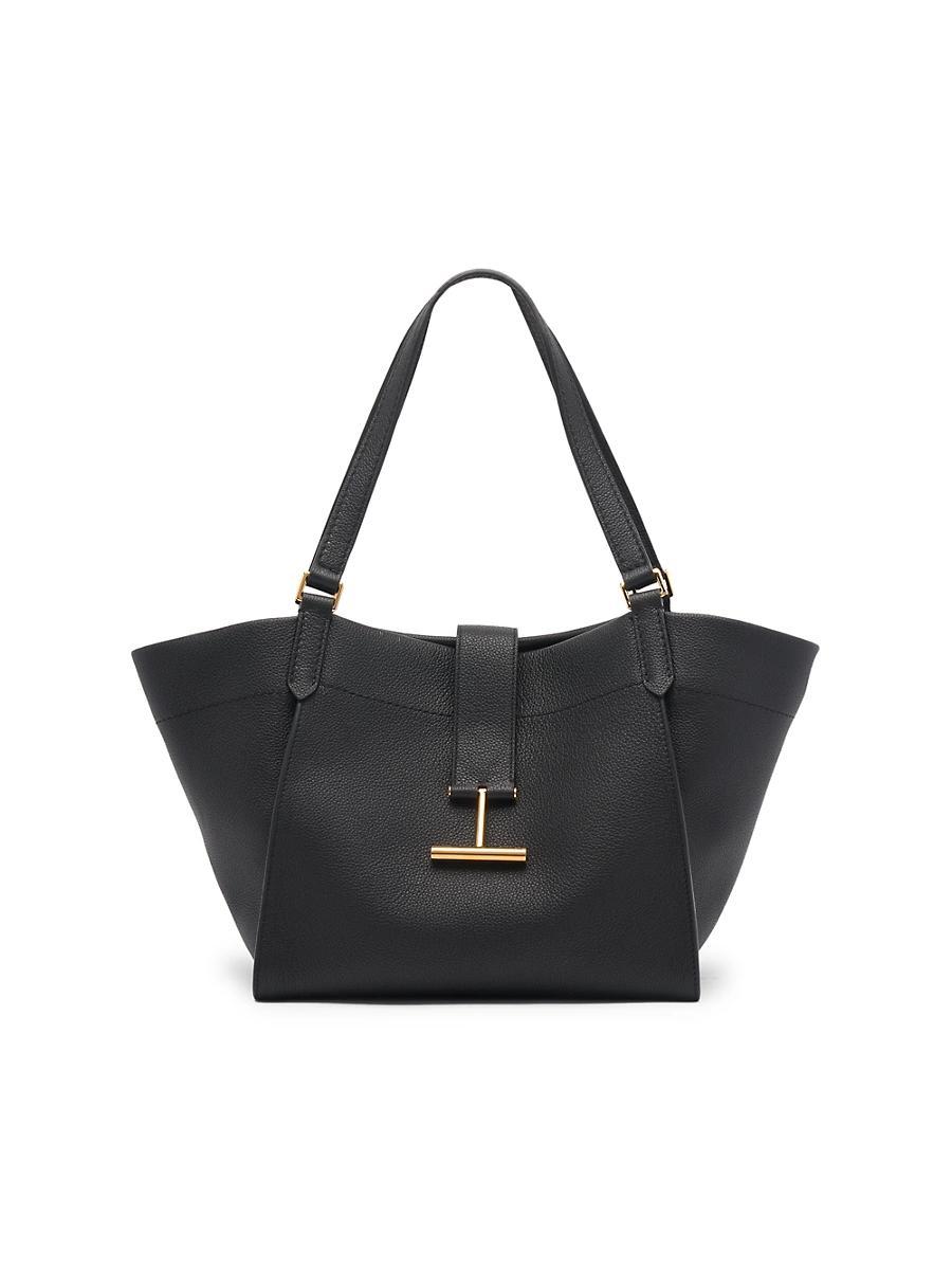 Tara Large Tote in Grained Leather Product Image