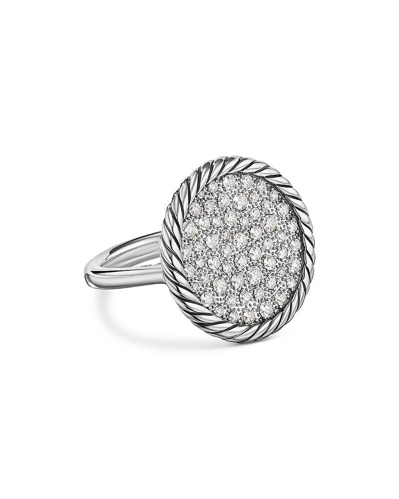 Elements Ring with Diamonds in Silver, 21.2mm Product Image