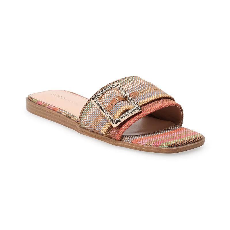 BCBGeneration Womens Mollie Buckled Slide Flat Sandals Product Image