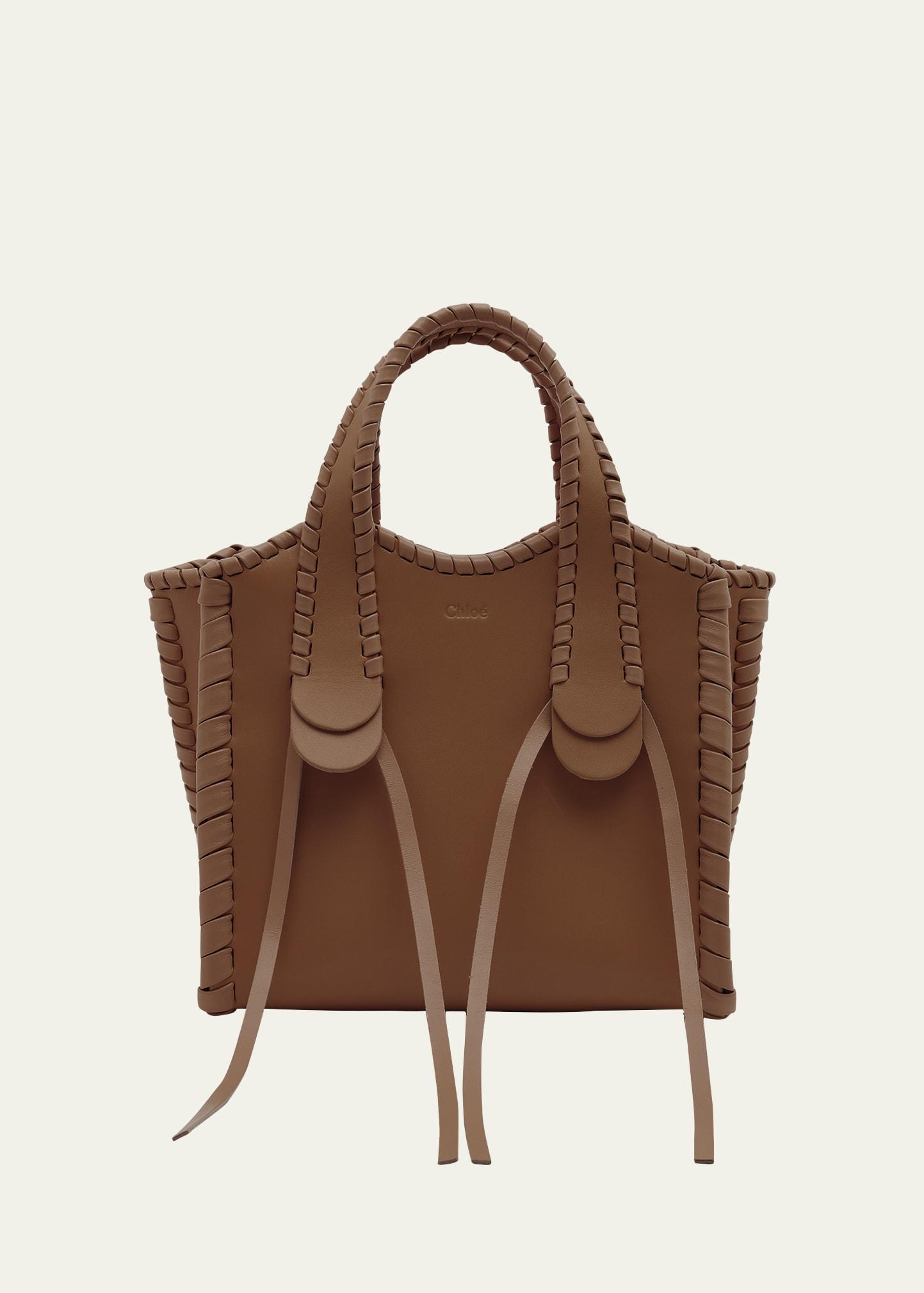 Chloe Mony Small Leather Tote Product Image