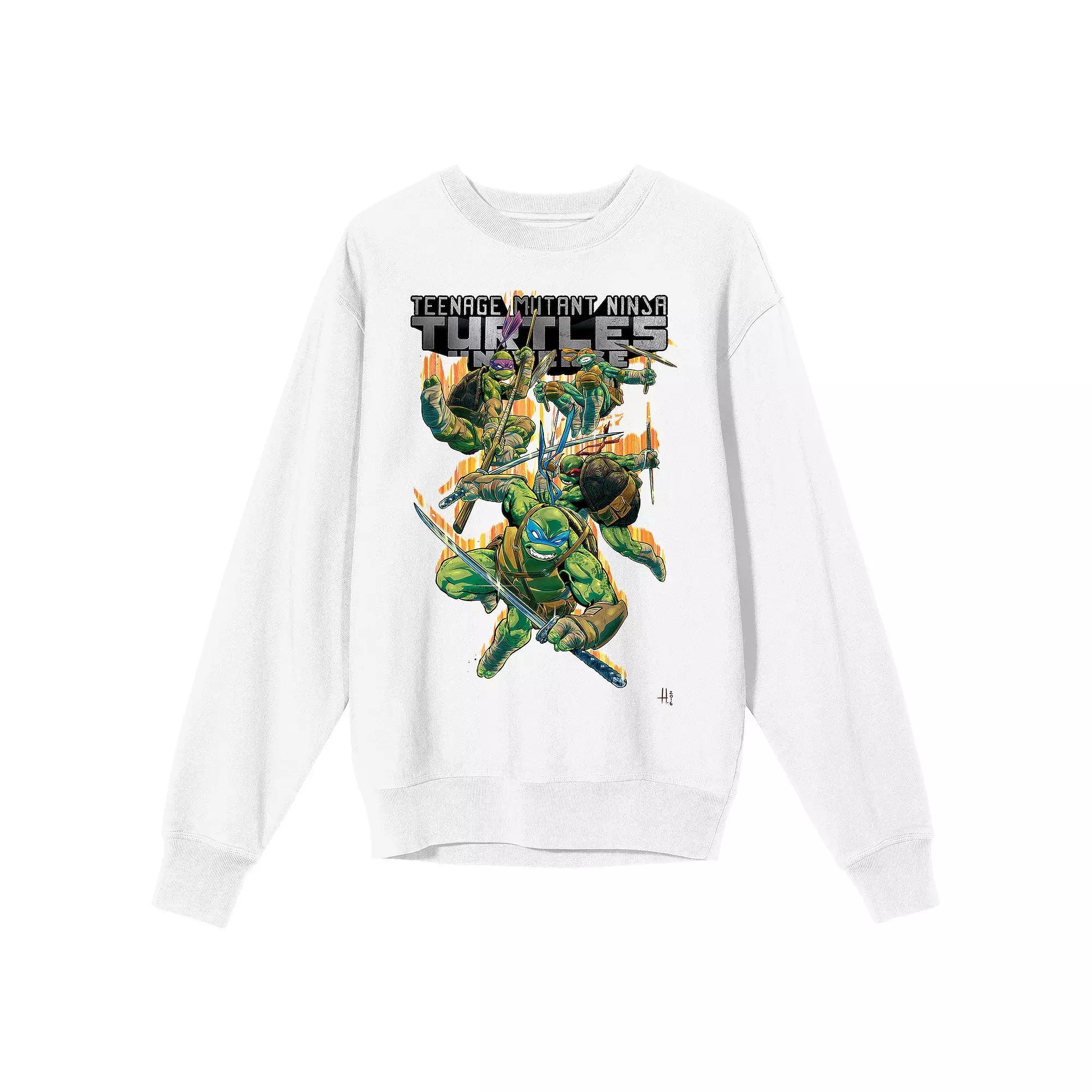 Men's Nickelodeon Teenage Mutant Ninja Turtles Universe Group Graphic Tee, Size: XL, White Product Image