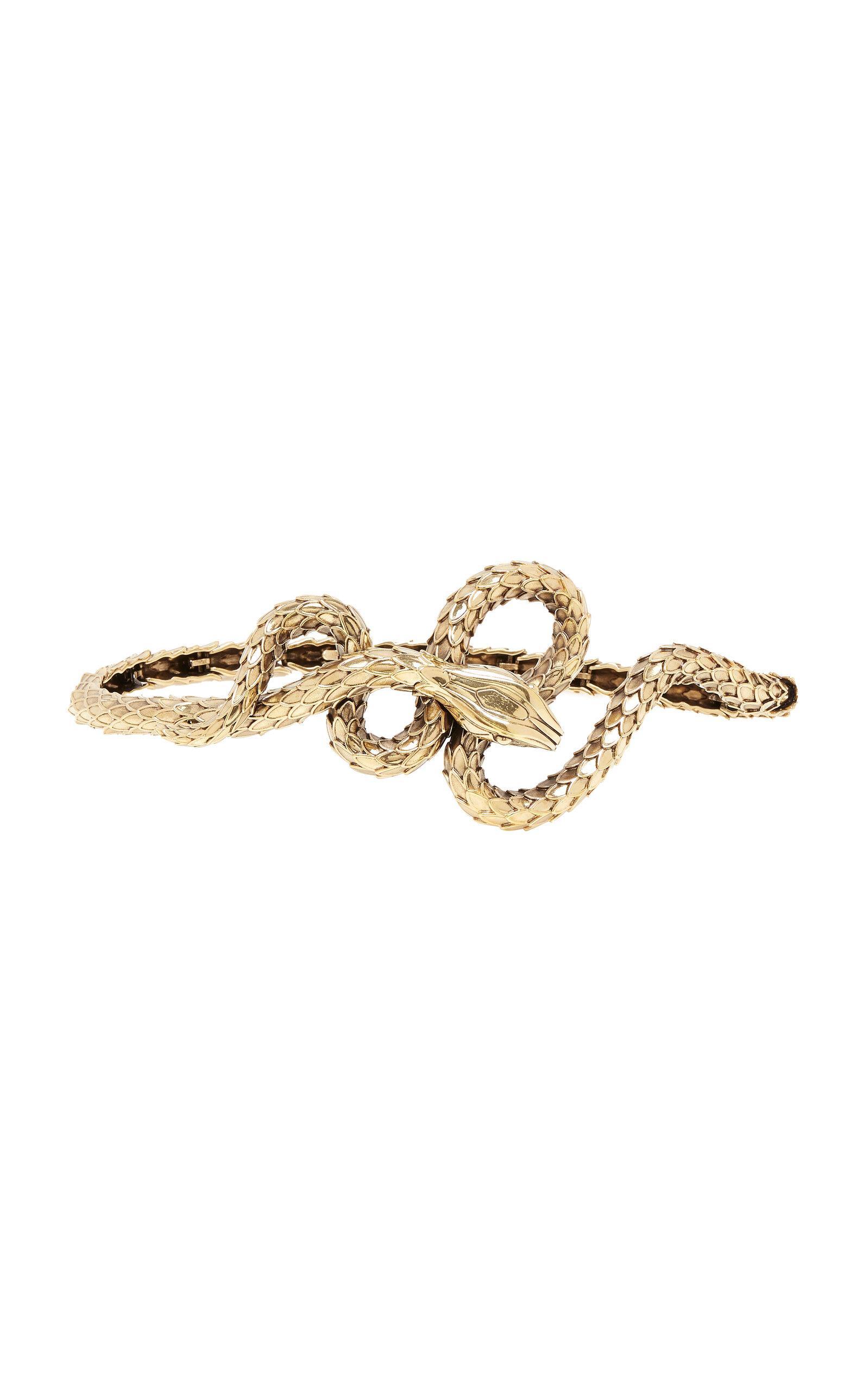 CHLOÉ Gold-tone Snake Belt Product Image