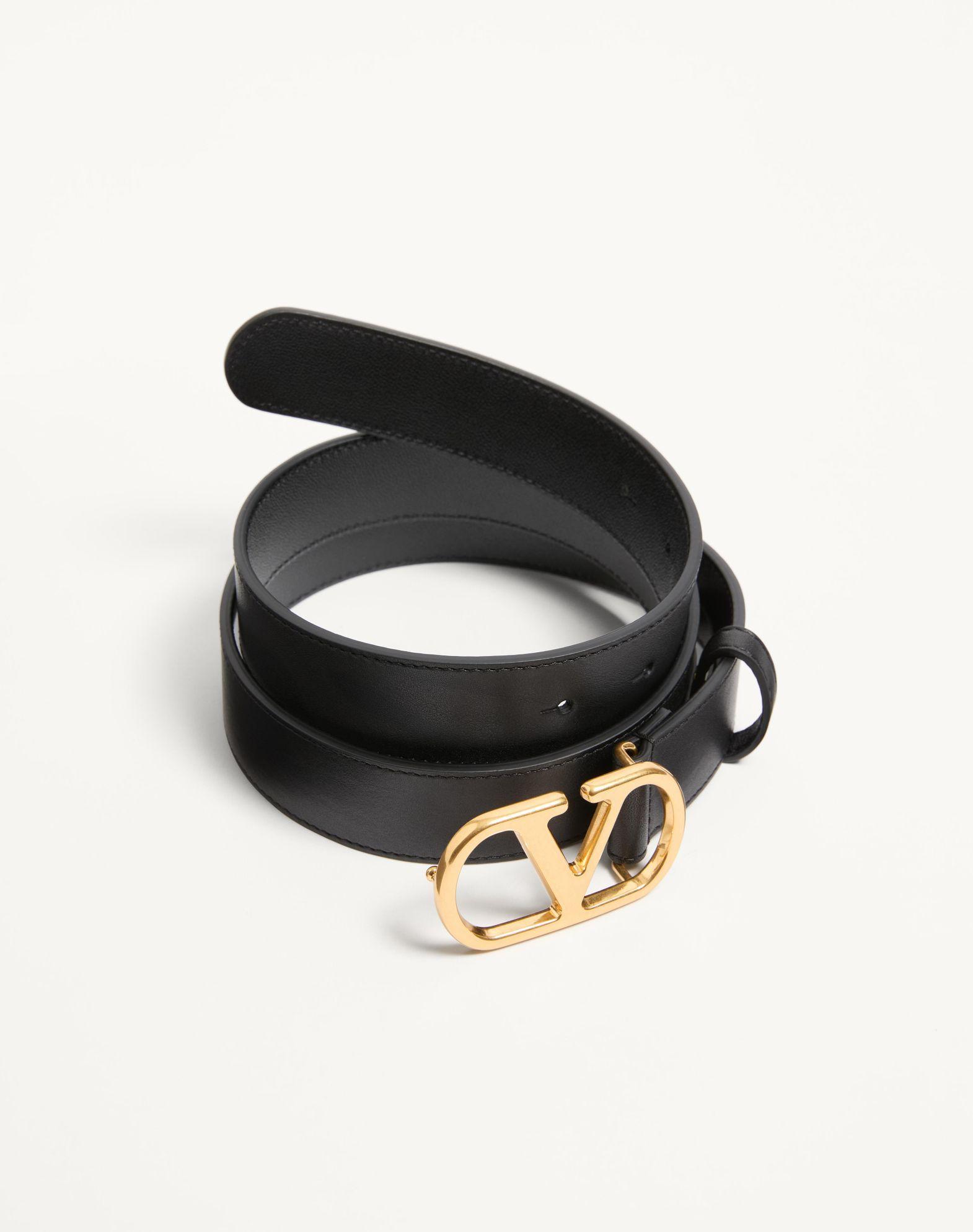 Vlogo Signature Belt In Shiny Calfskin 30 Mm Product Image