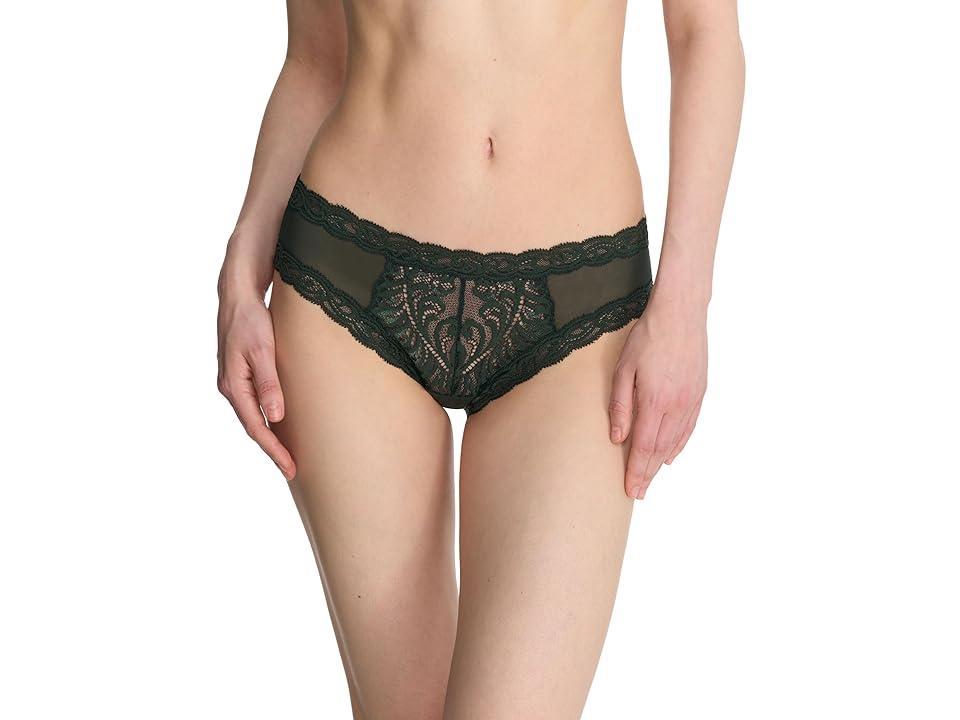 Feathers Lace-Trim and Mesh Hipster Briefs Product Image