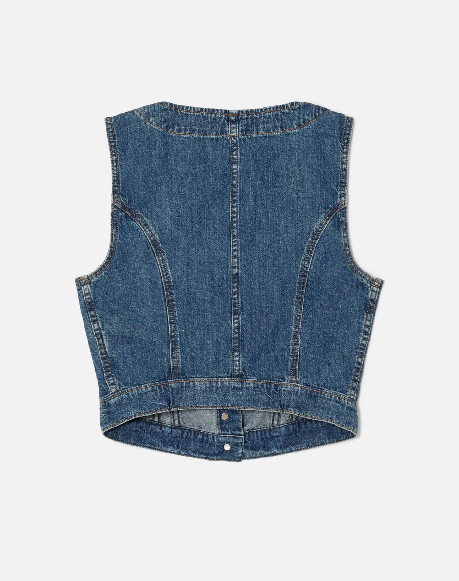 Trucker Shirt - Whiskey Indigo Product Image