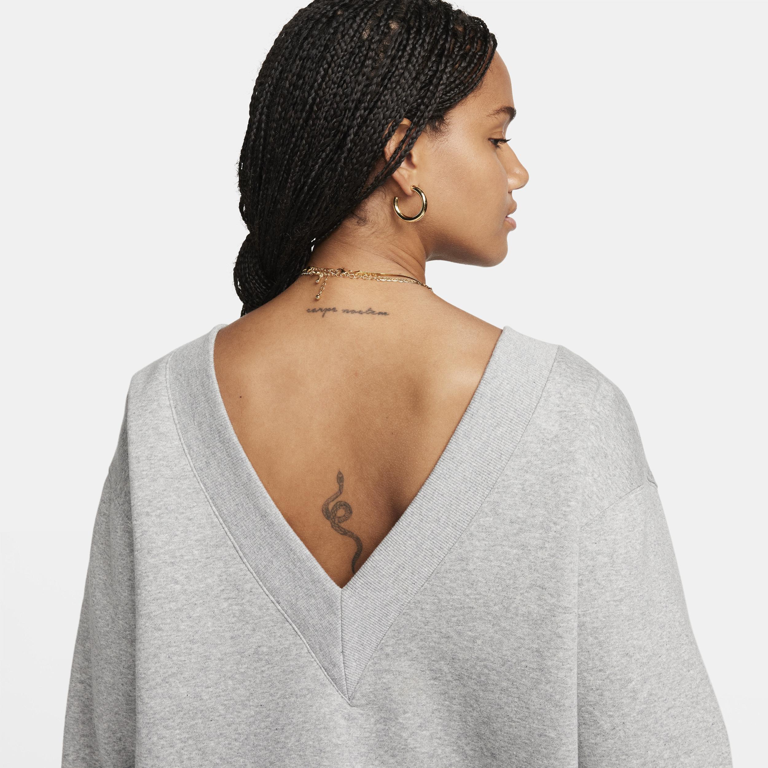 Nike Sportswear Phoenix Fleece Women's Oversized V-Neck Sweatshirt Product Image