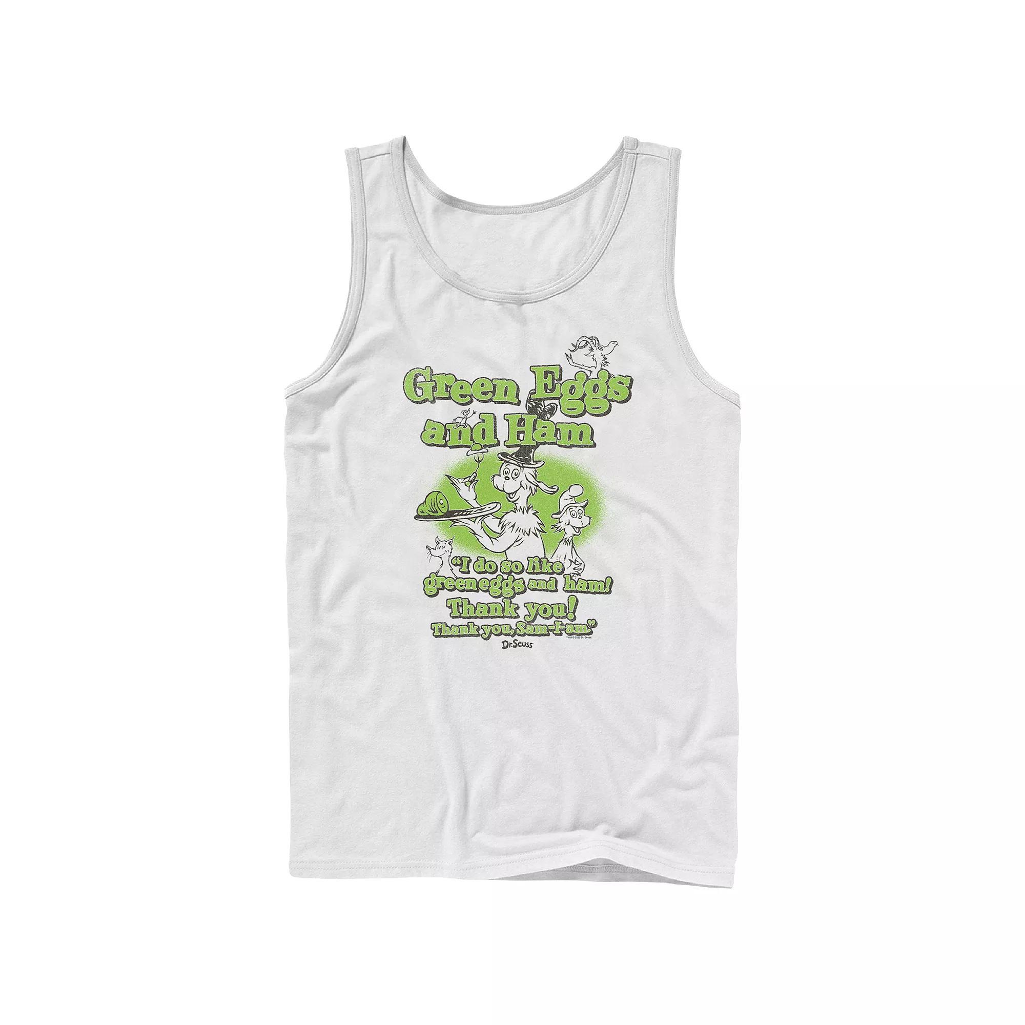 Men's Dr. Seuss I Do So Like Green Eggs And Ham Graphic Tank,  Product Image