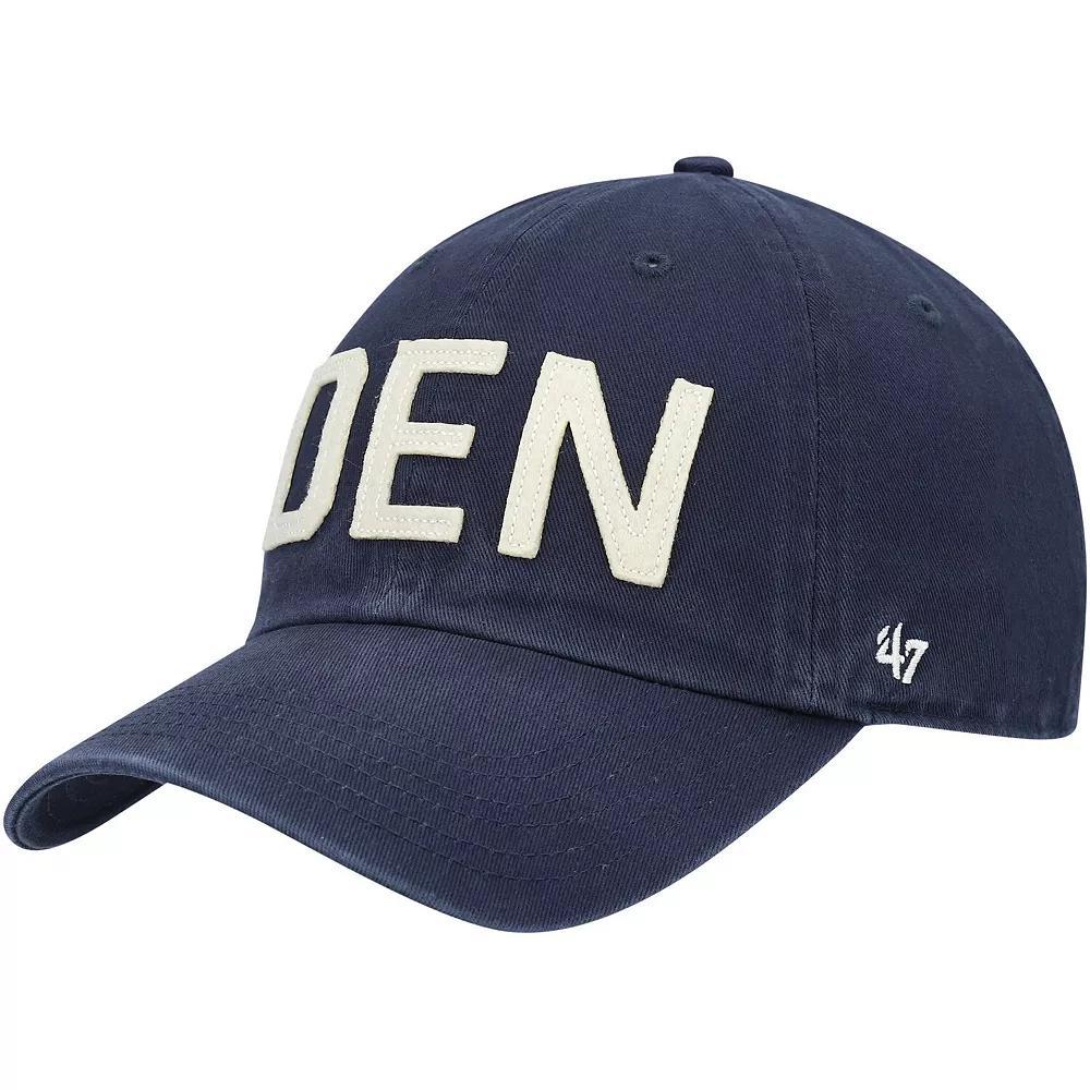 Women's '47 Navy Denver Broncos Finley Clean Up Adjustable Hat, Blue Product Image