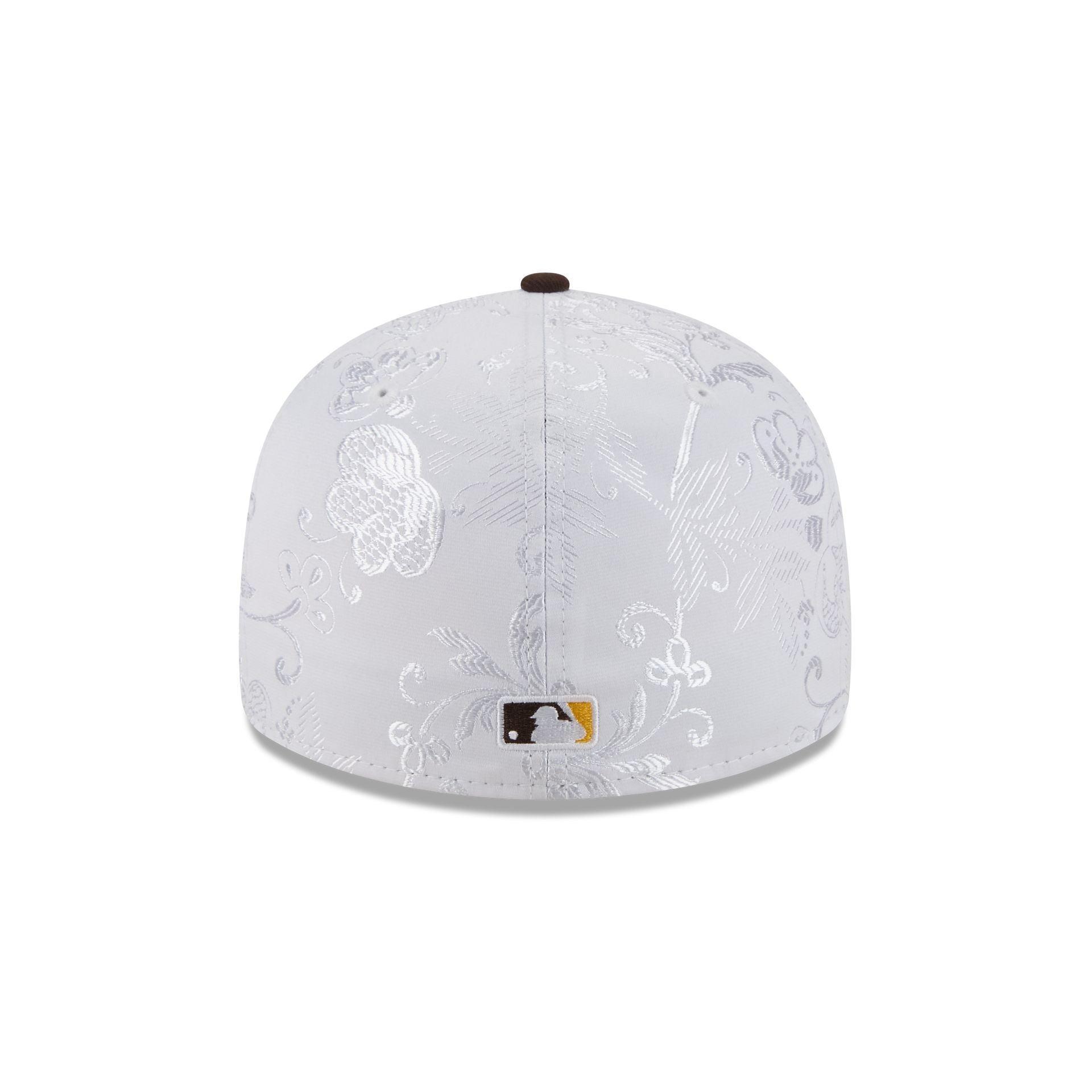 San Diego Padres Floral Shine Low Profile 59FIFTY Fitted Hat Male Product Image