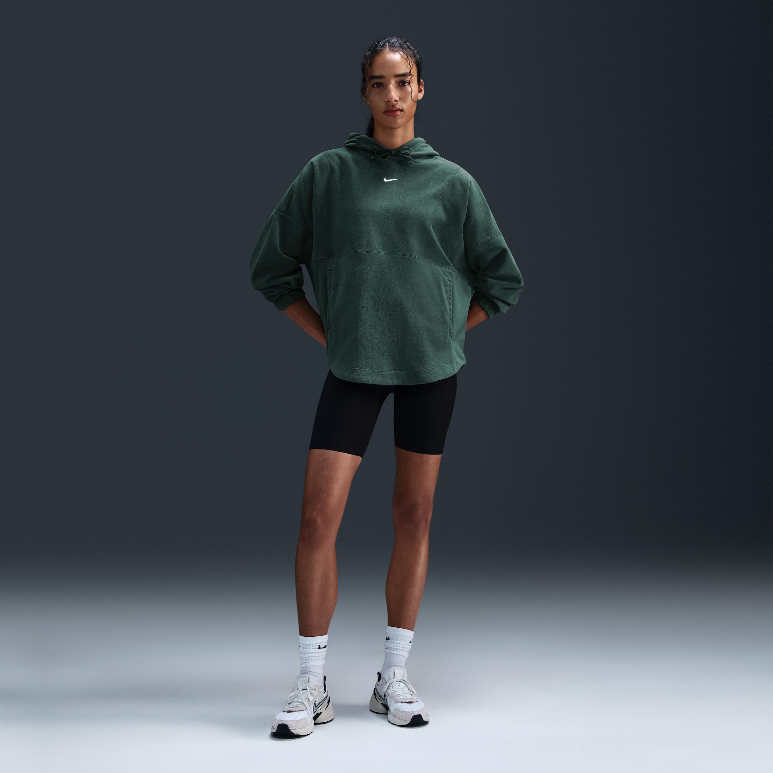 Nike One Women's Oversized Therma-FIT Pullover Fleece Hoodie Product Image