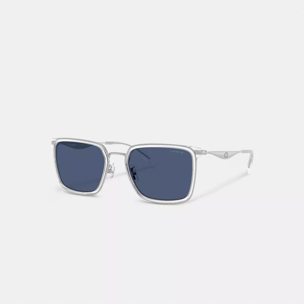 C Hardware Metal Square Sunglasses Product Image