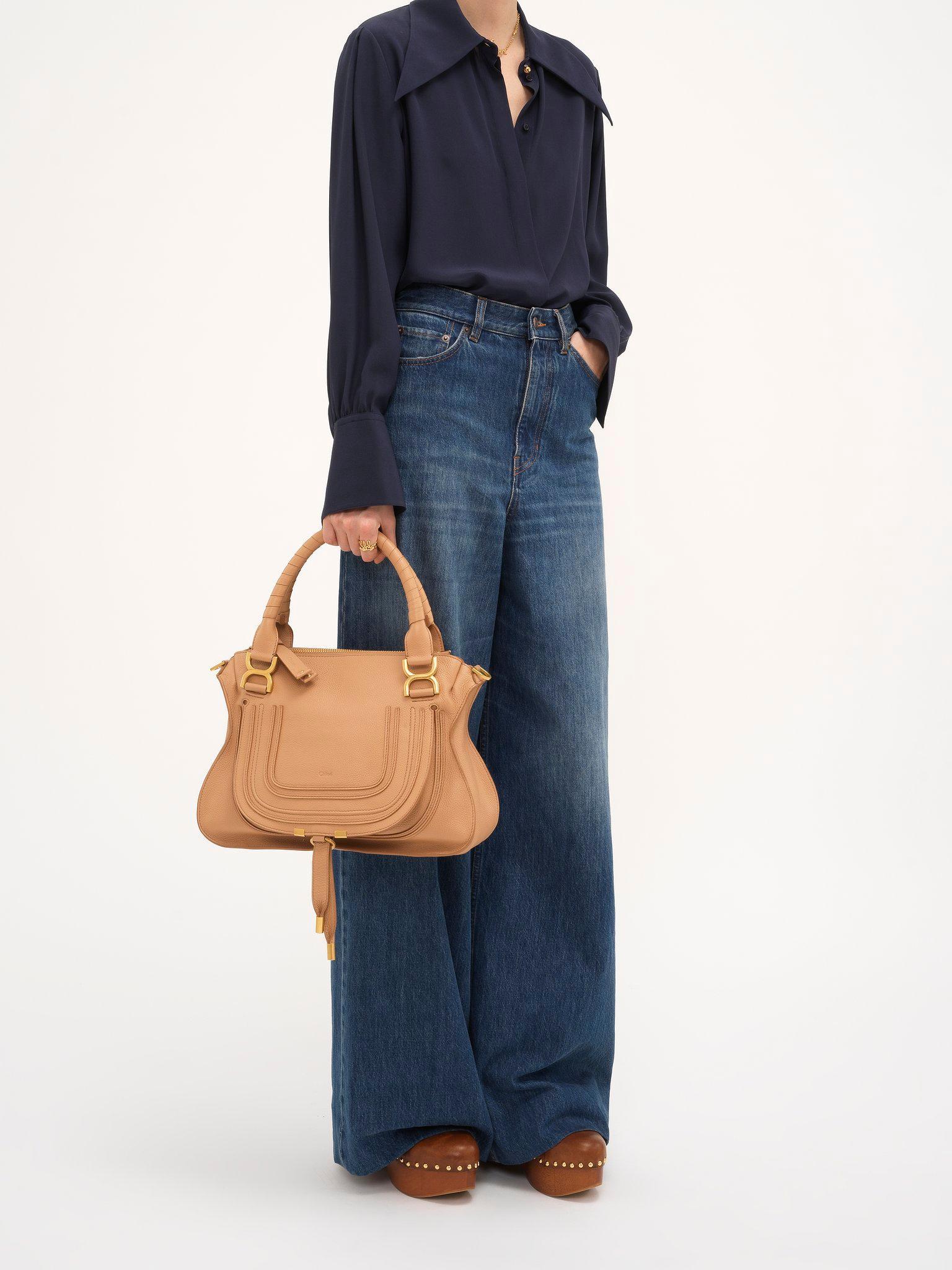 Marcie bag in grained leather Product Image