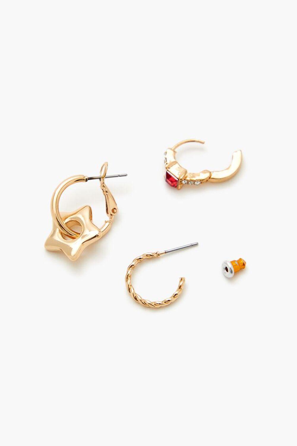 Star Charm Hoop Earring Set | Forever 21 Product Image