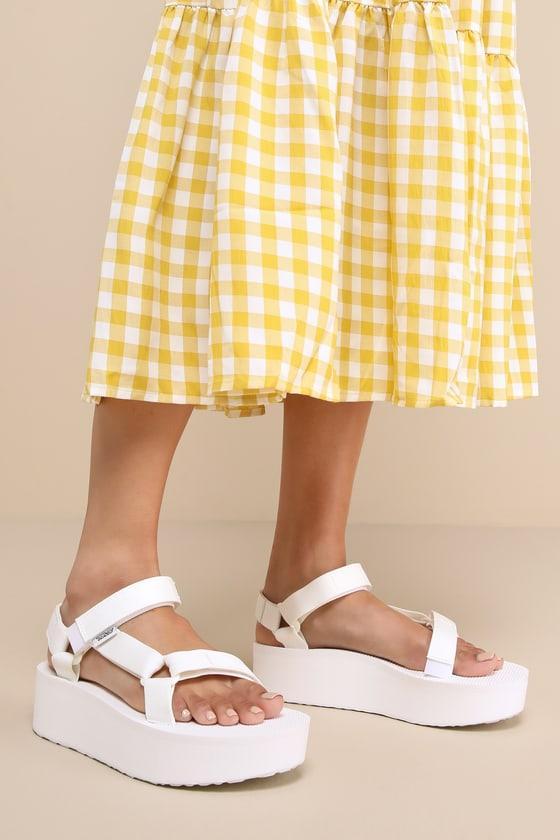Flatform Universal Bright White Sandals Product Image