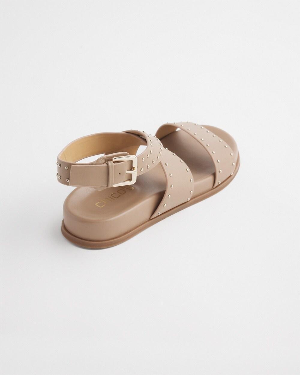 Tan Leather Sandals Product Image