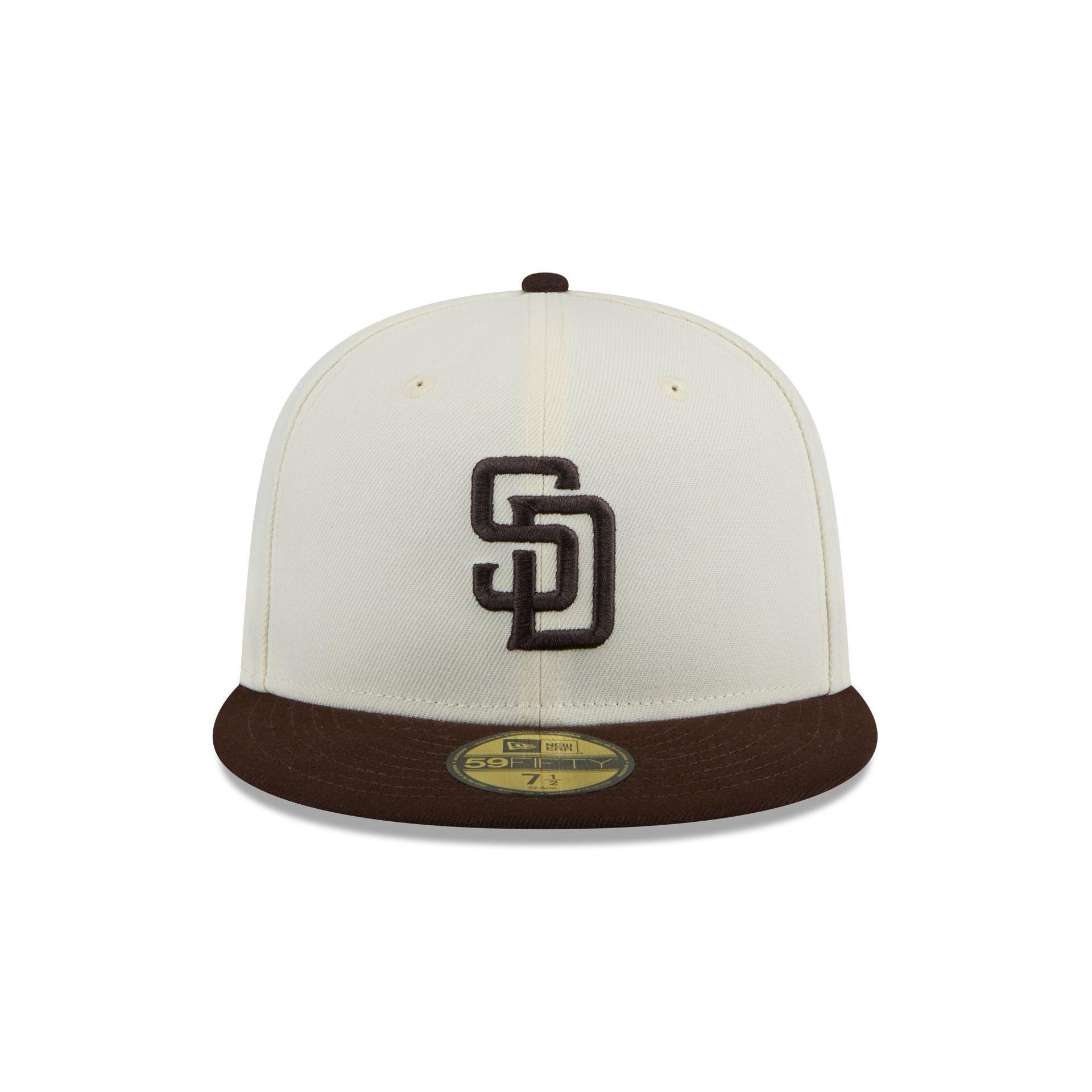 San Diego Padres Chrome 59FIFTY Fitted Hat Male Product Image