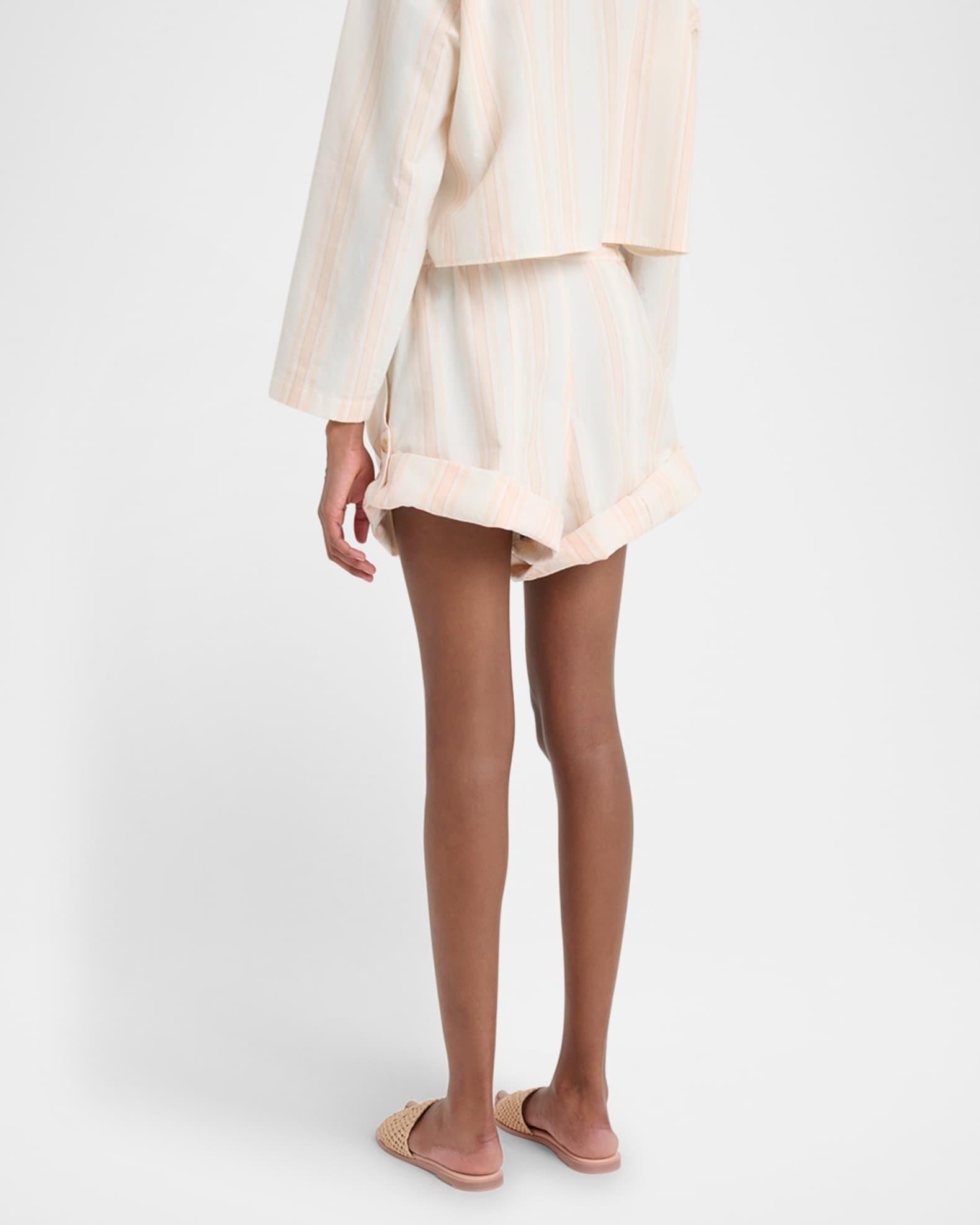 Striped Pull-On Shorts Product Image