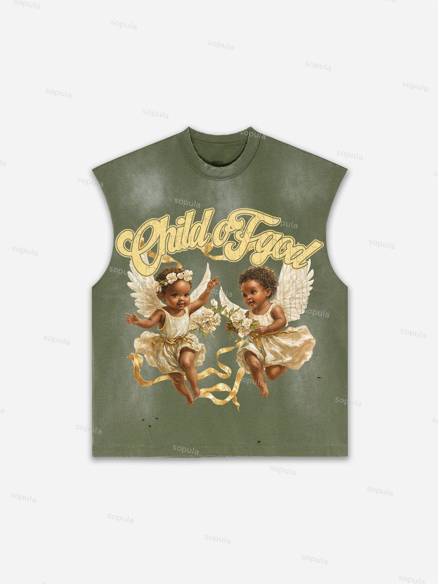 Men's Washed Boxer Boys Graphic Print Tank Top Product Image