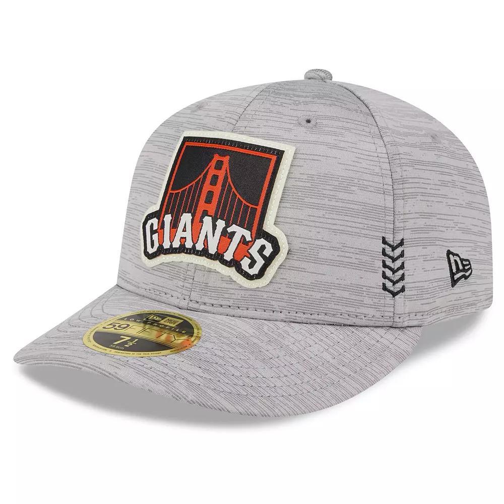 Men's New Era  Gray San Francisco Giants 2024 Clubhouse Low Profile 59FIFTY Fitted Hat, Size: 7 5/8, Grey Product Image