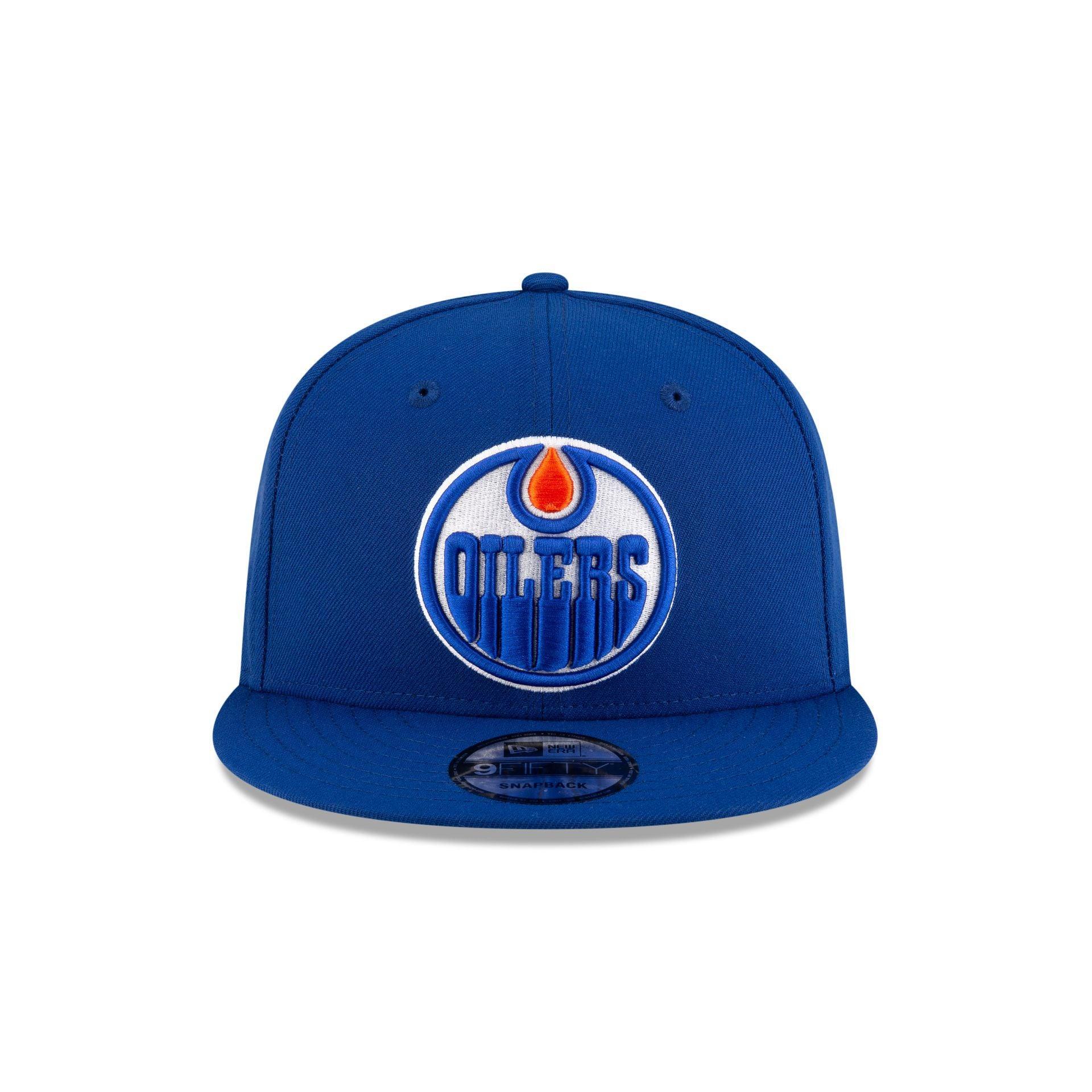 Edmonton Oilers Blue 9FIFTY Snapback Hat Male Product Image