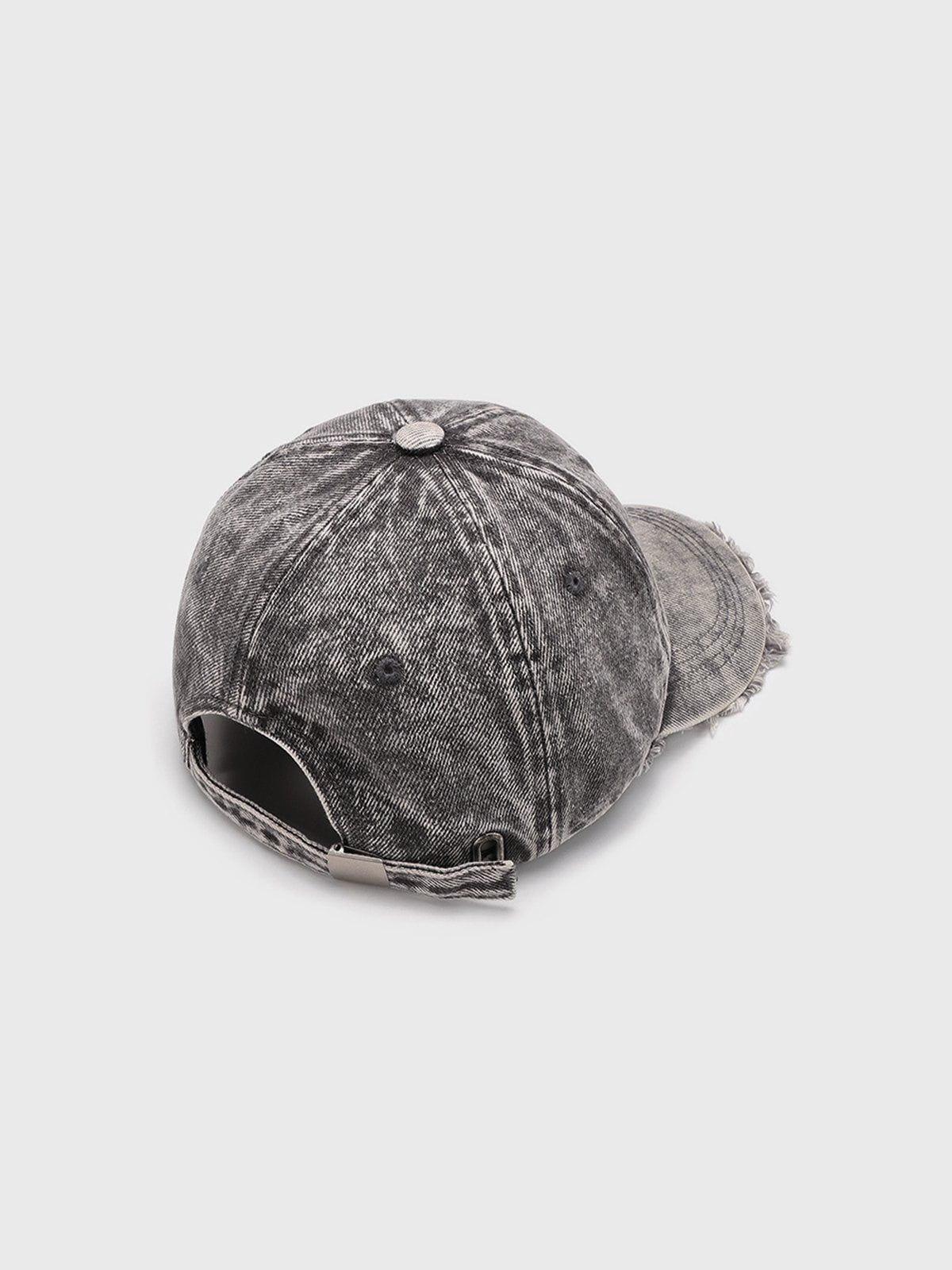 Fringe Denim Cap Product Image