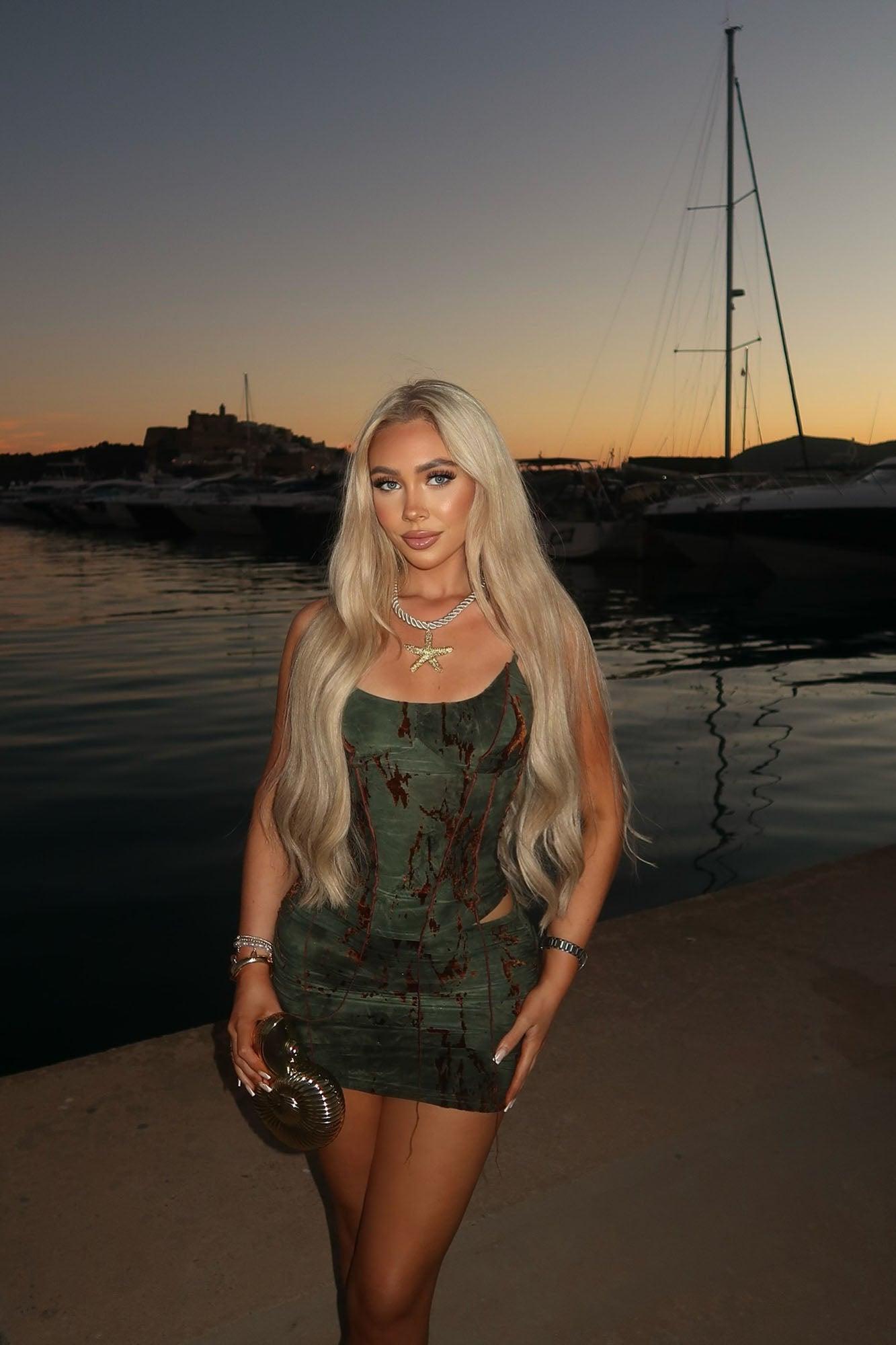 New Destiny Skirt Set - Olive Product Image