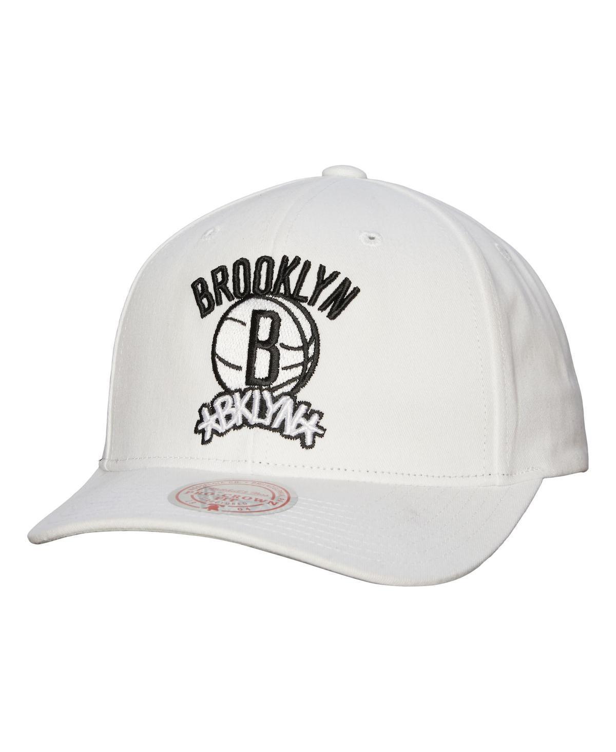 Mens Mitchell & Ness Brooklyn Nets Hardwood Classics All In Retro Snapback Hat Product Image