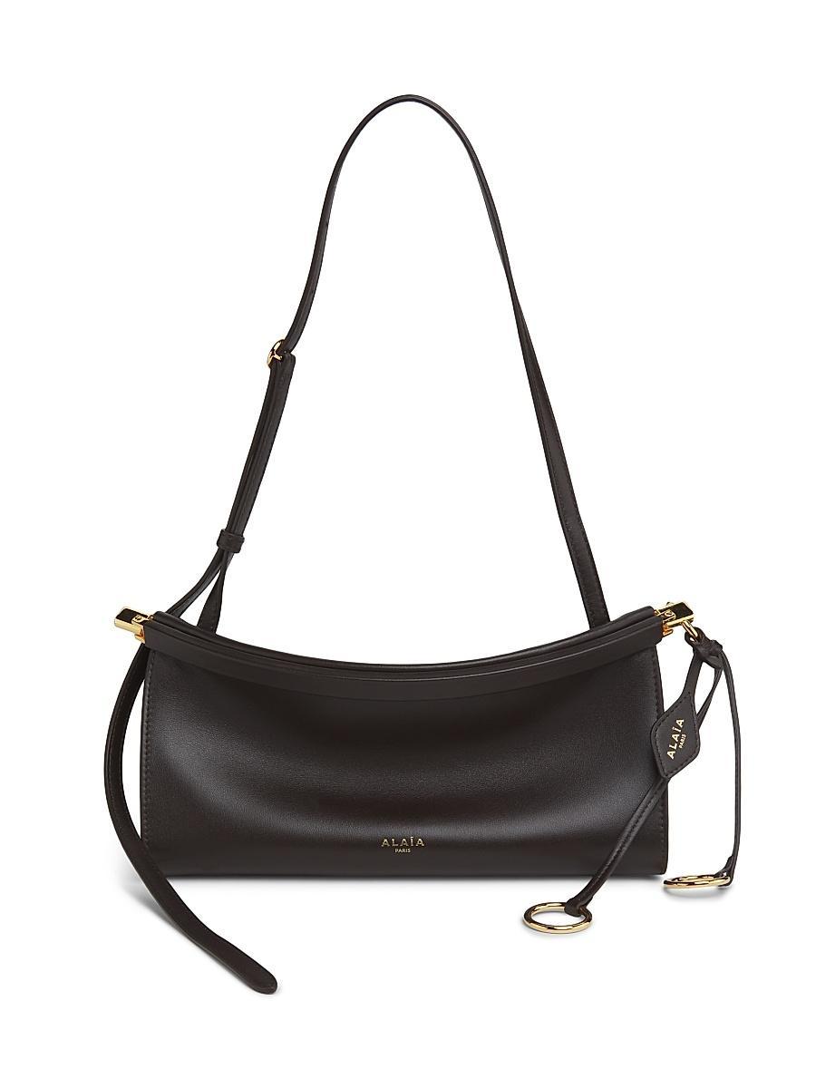 Womens Le Click Leather Shoulder Bag Product Image