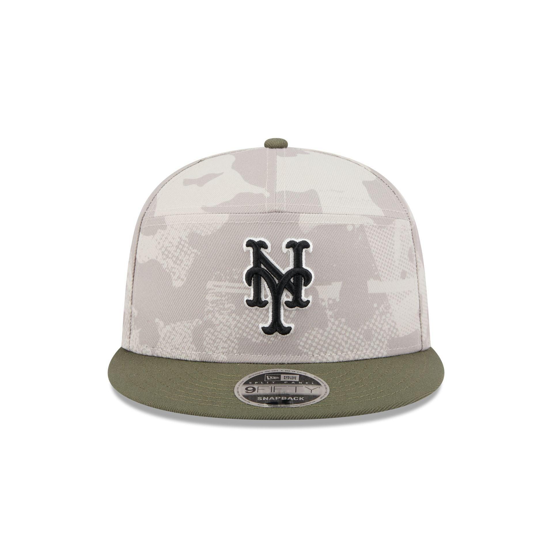 New York Mets Armed Forces Day 2025 Split Panel 9FIFTY Snapback Hat Male Product Image
