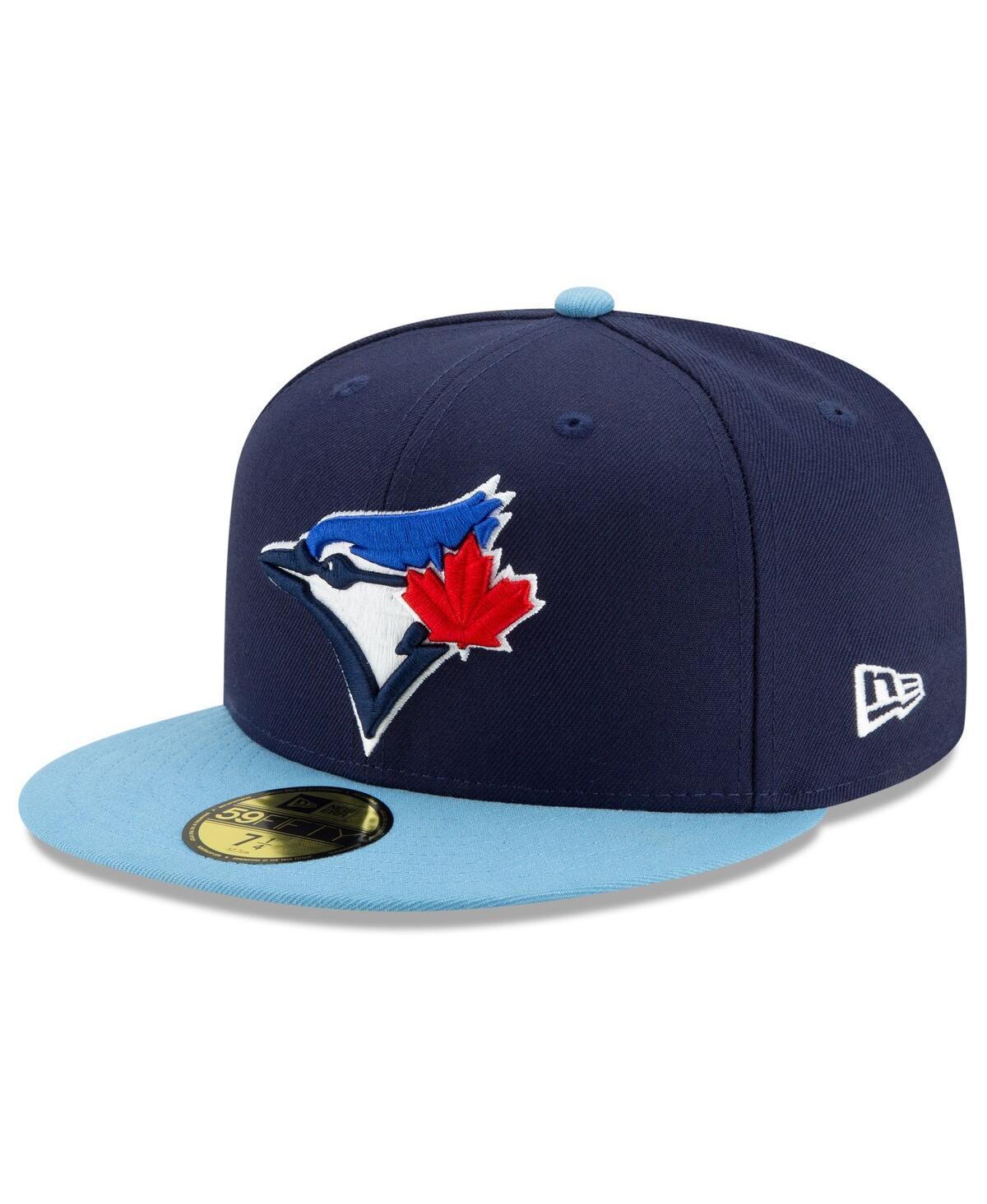 Men's New Era Navy Toronto Blue Jays Alternate 4 Authentic Collection On-Field 59FIFTY Fitted Hat, Size: 7 5/8, Jay Blue Product Image