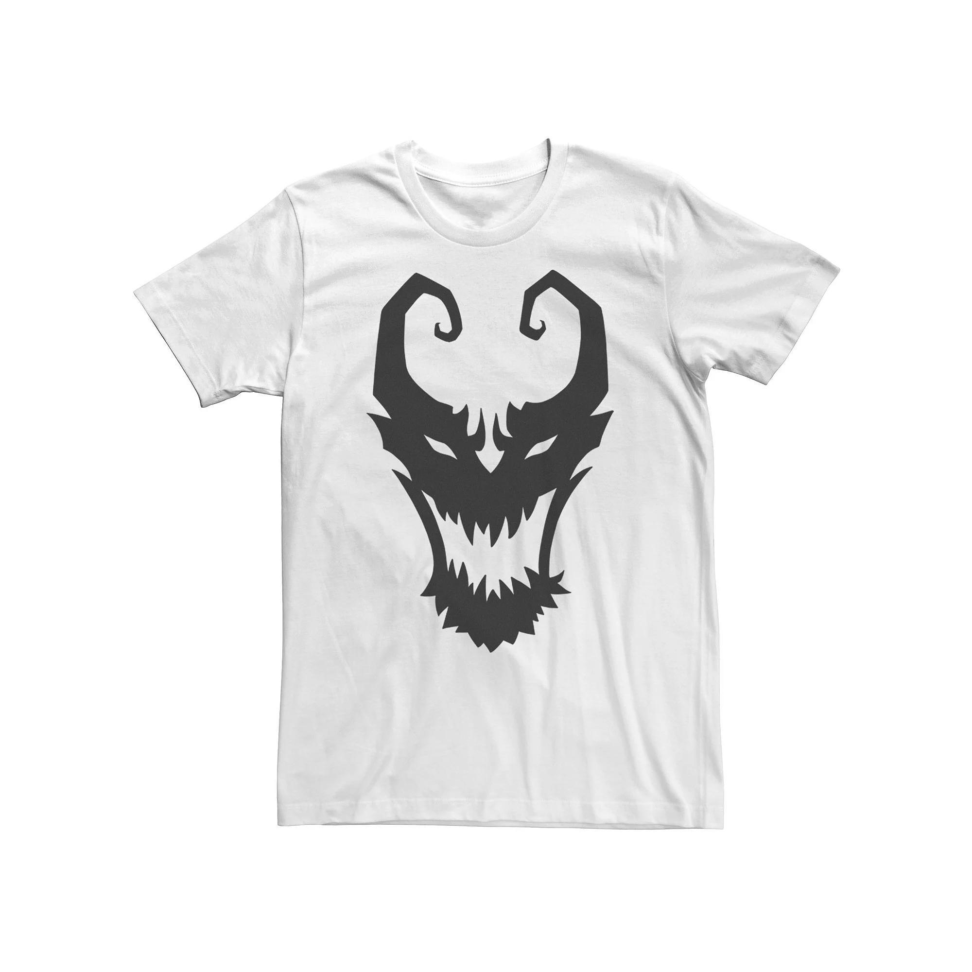 Big & Tall Marvel Venom Symbol Logo Comic Tee, Men's, Size: 3XL, White Product Image