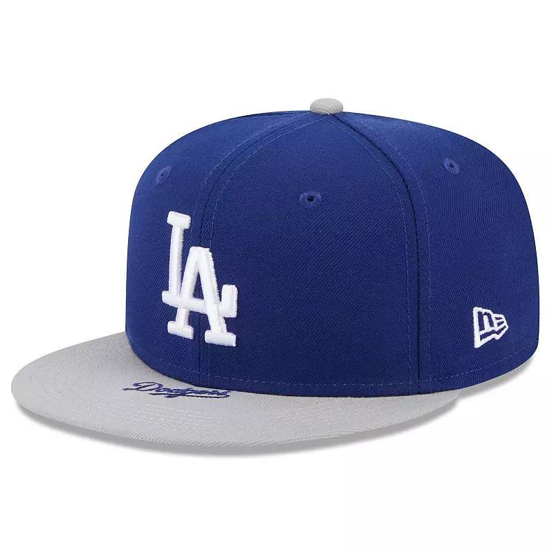 Men's New Era Royal/White Los Angeles Dodgers On Deck 59FIFTY Fitted Hat, Size: 8, Blue Product Image