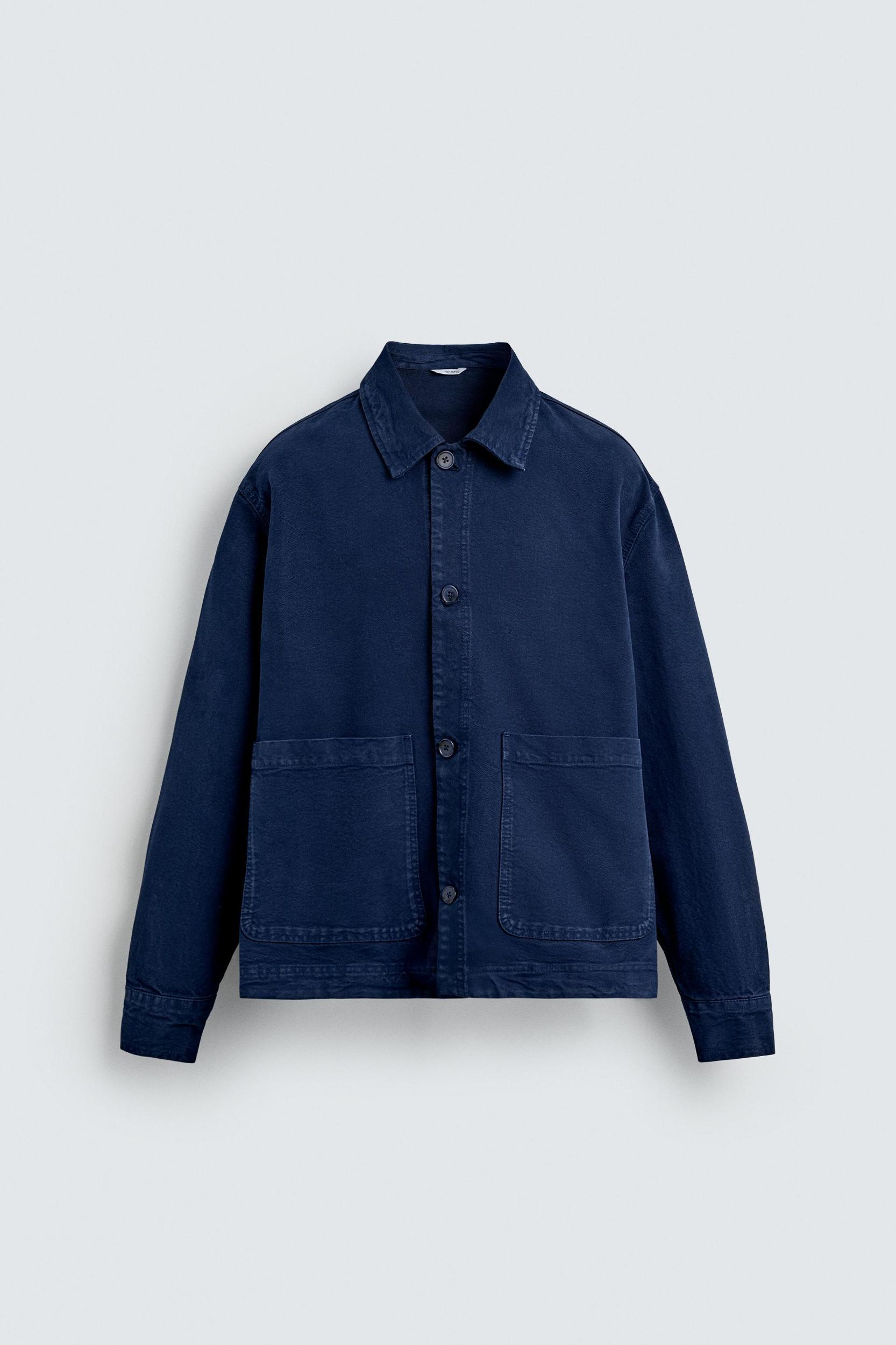 TEXTURED POCKET OVERSHIRT Product Image