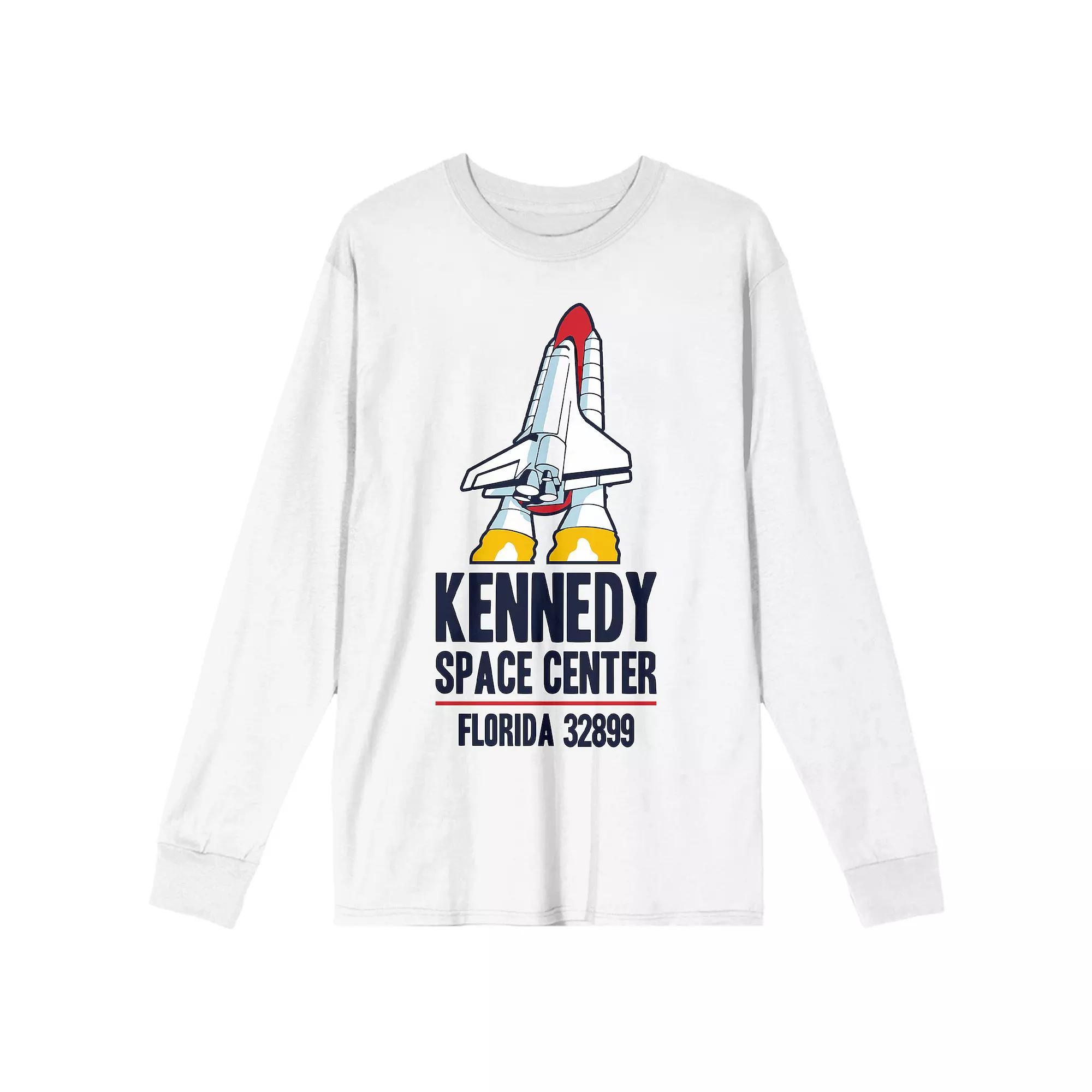 Men's NASA Kennedy Space Center Tee, Size: Small, White Product Image